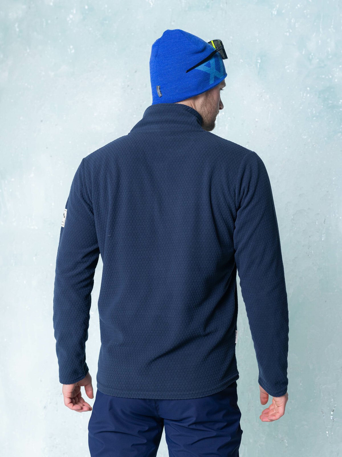 Twentyfour Finse Half Zip Fleece Blekkblå