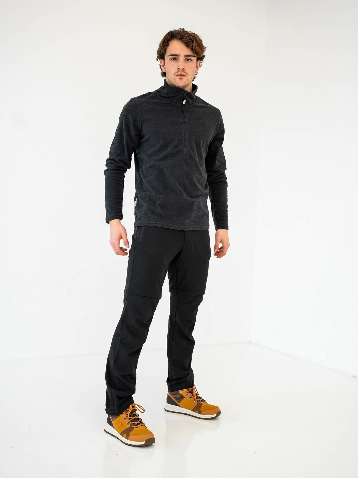 Twentyfour Finse Half Zip Fleece Skyggesort