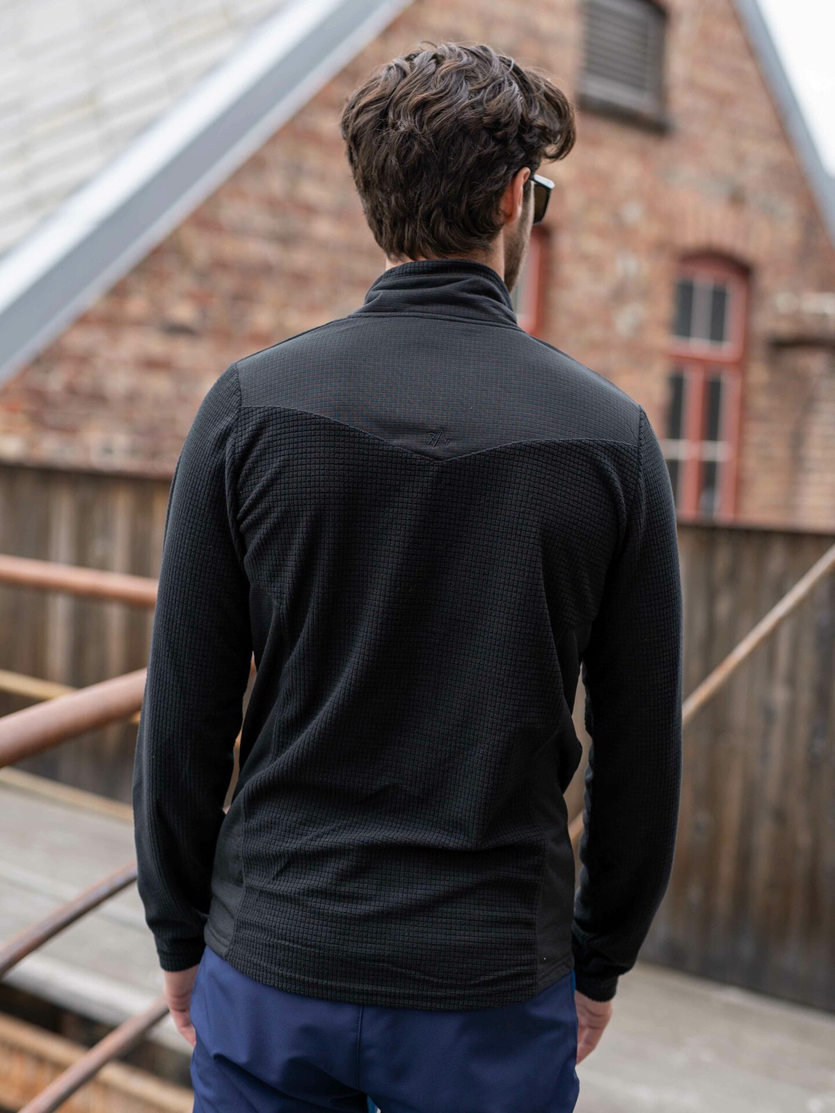 Twentyfour Isbre Zip Fleece Herre Sort