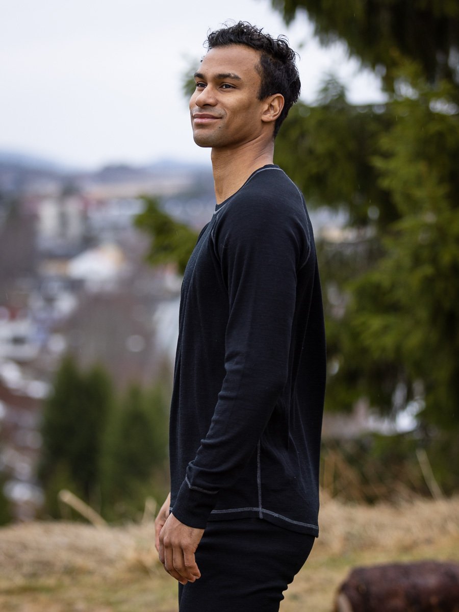 Twentyfour Finse Ullundertøy Skyggesort