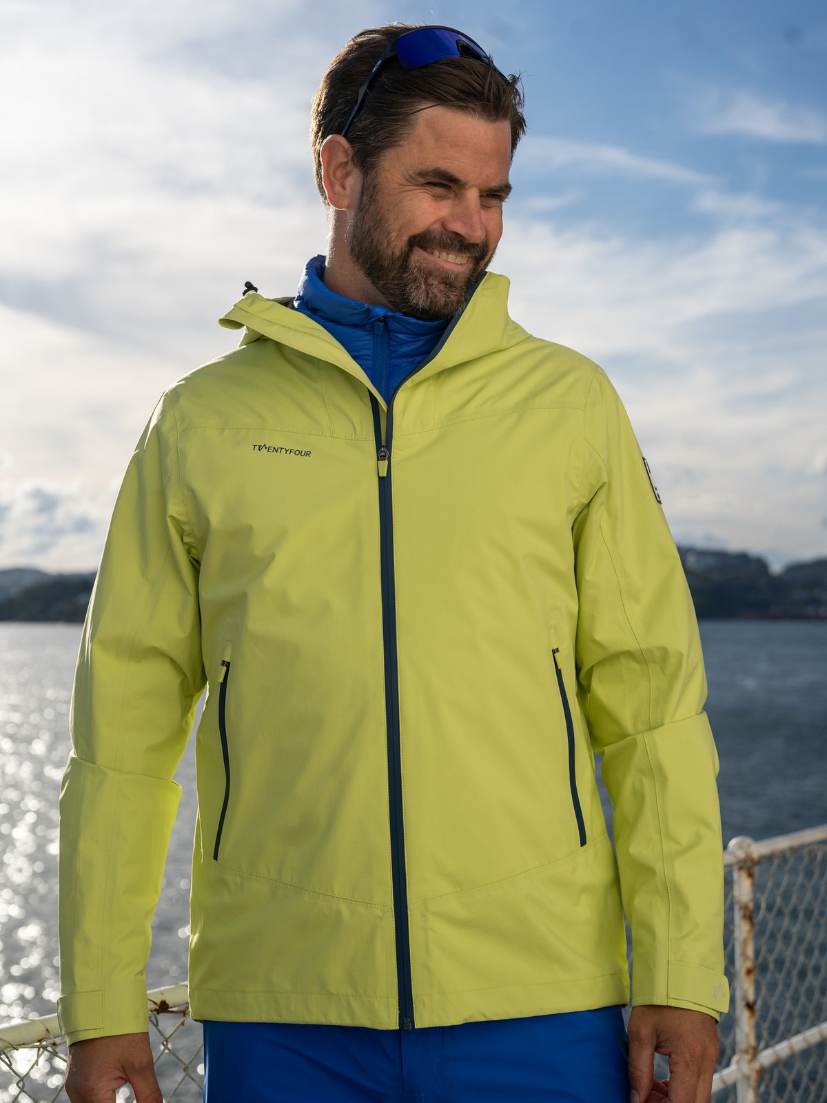 Twentyfour Loen 3-Lags Jakke Lime