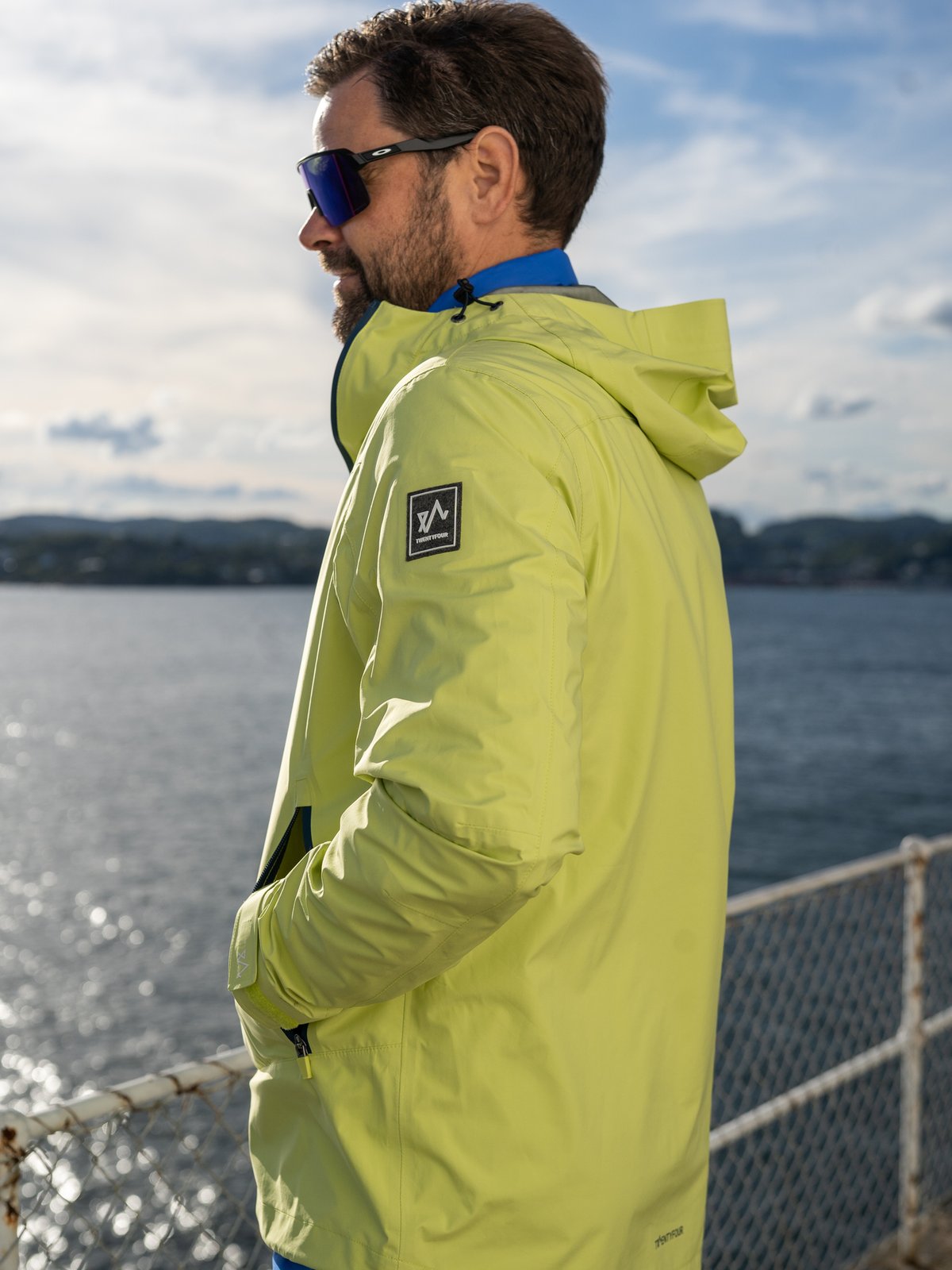 Twentyfour Loen 3-Lags Jakke Lime