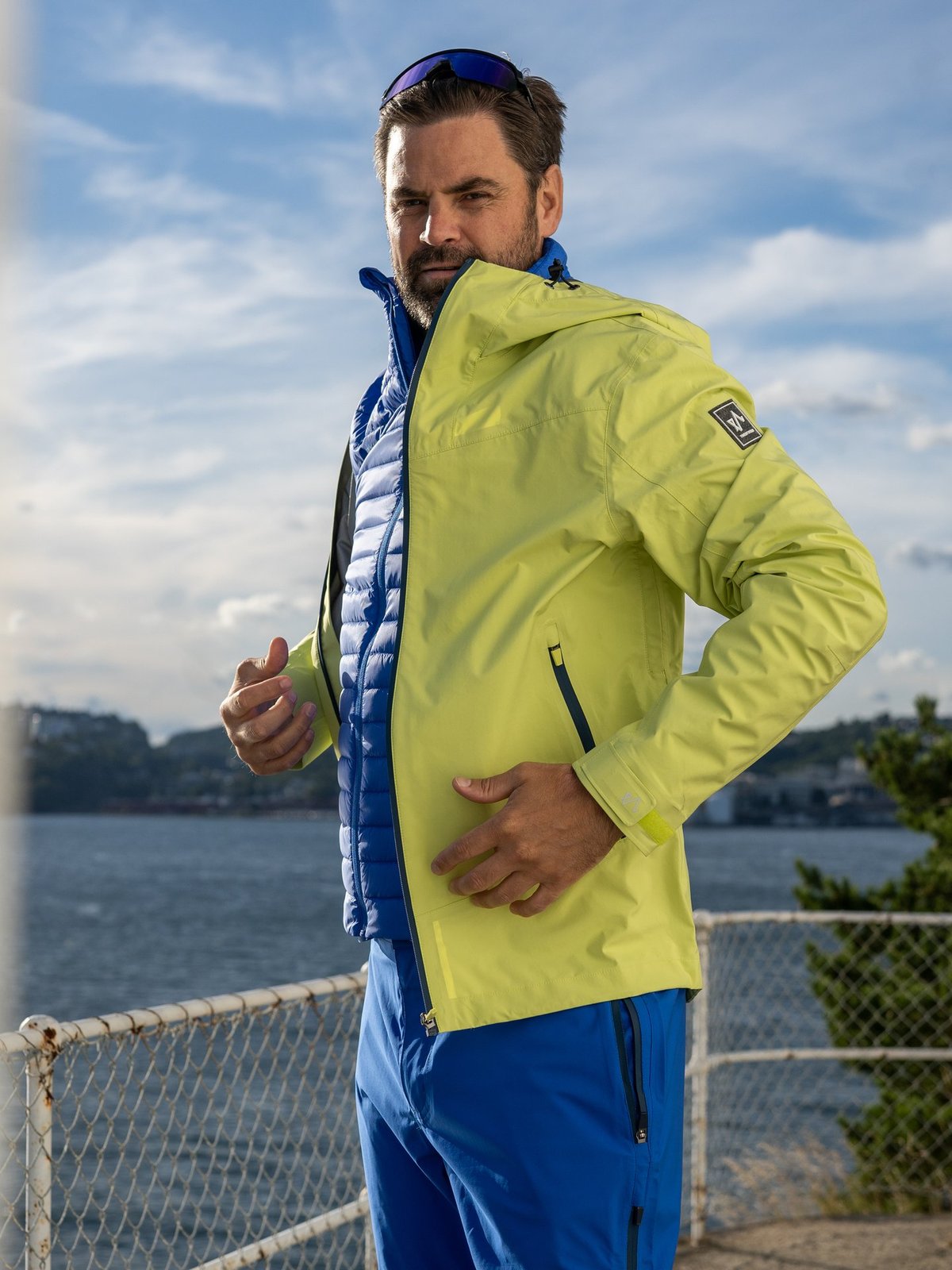 Twentyfour Loen 3-Lags Jakke Lime