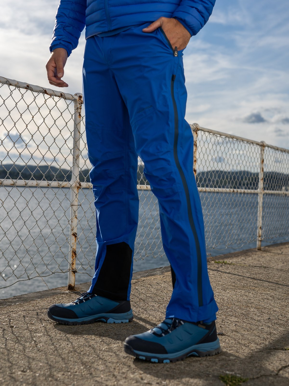 Twentyfour Loen 3-lags bukse Knallblå