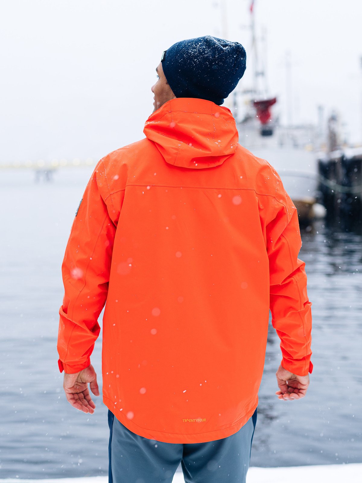 Twentyfour Loen 2-Lags Jakke Tomatrød