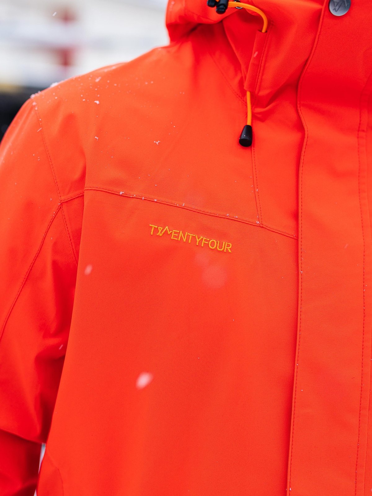 Twentyfour Loen 2-Lags Jakke Tomatrød