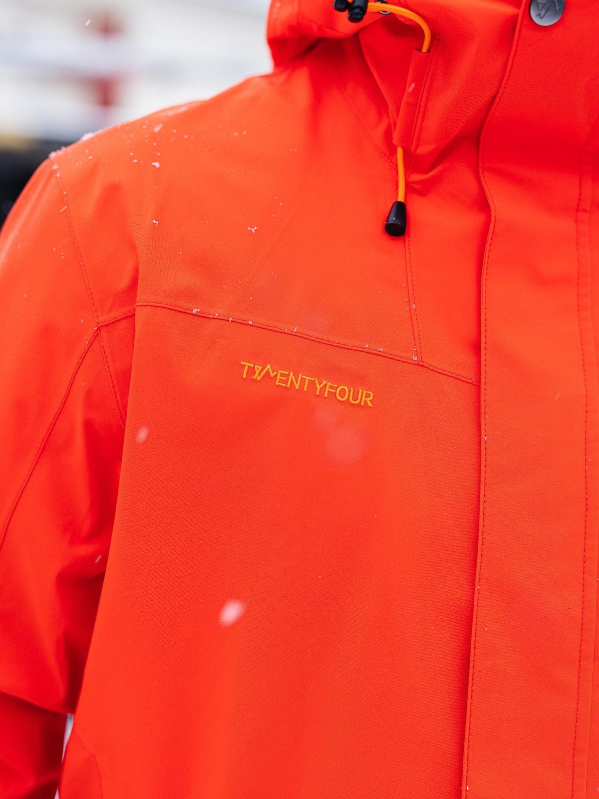 Twentyfour Loen 2-Lags Jakke Tomatrød