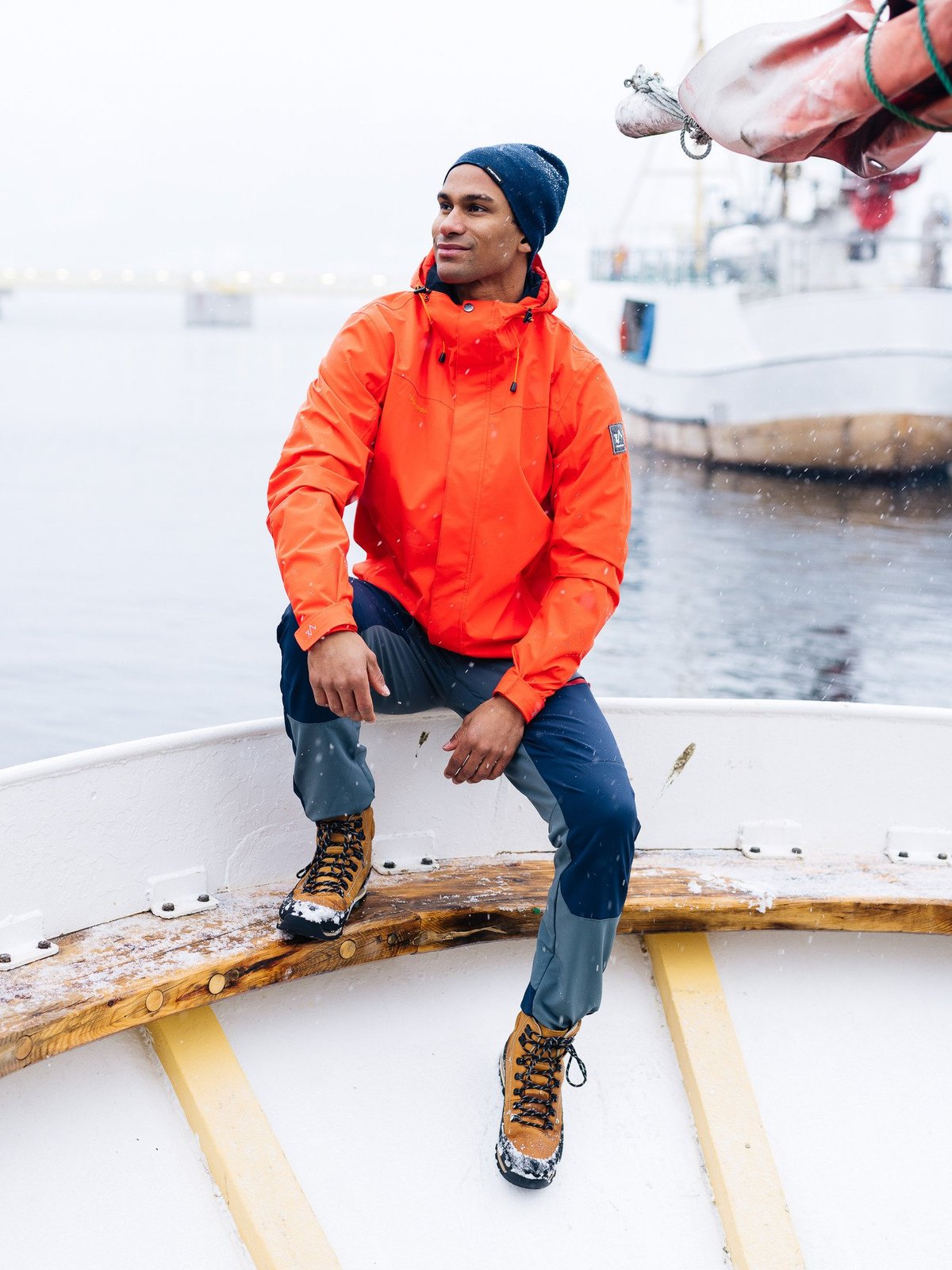 Twentyfour Loen 2-Lags Jakke Tomatrød