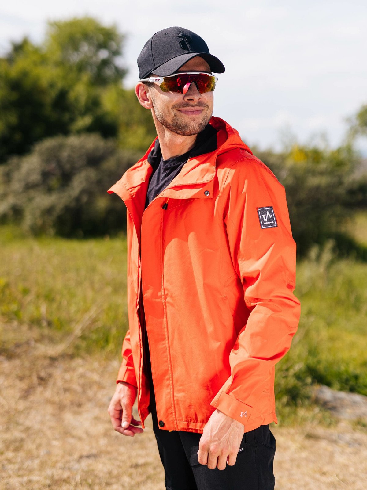 Twentyfour Loen 2-Lags Jakke Tomatrød