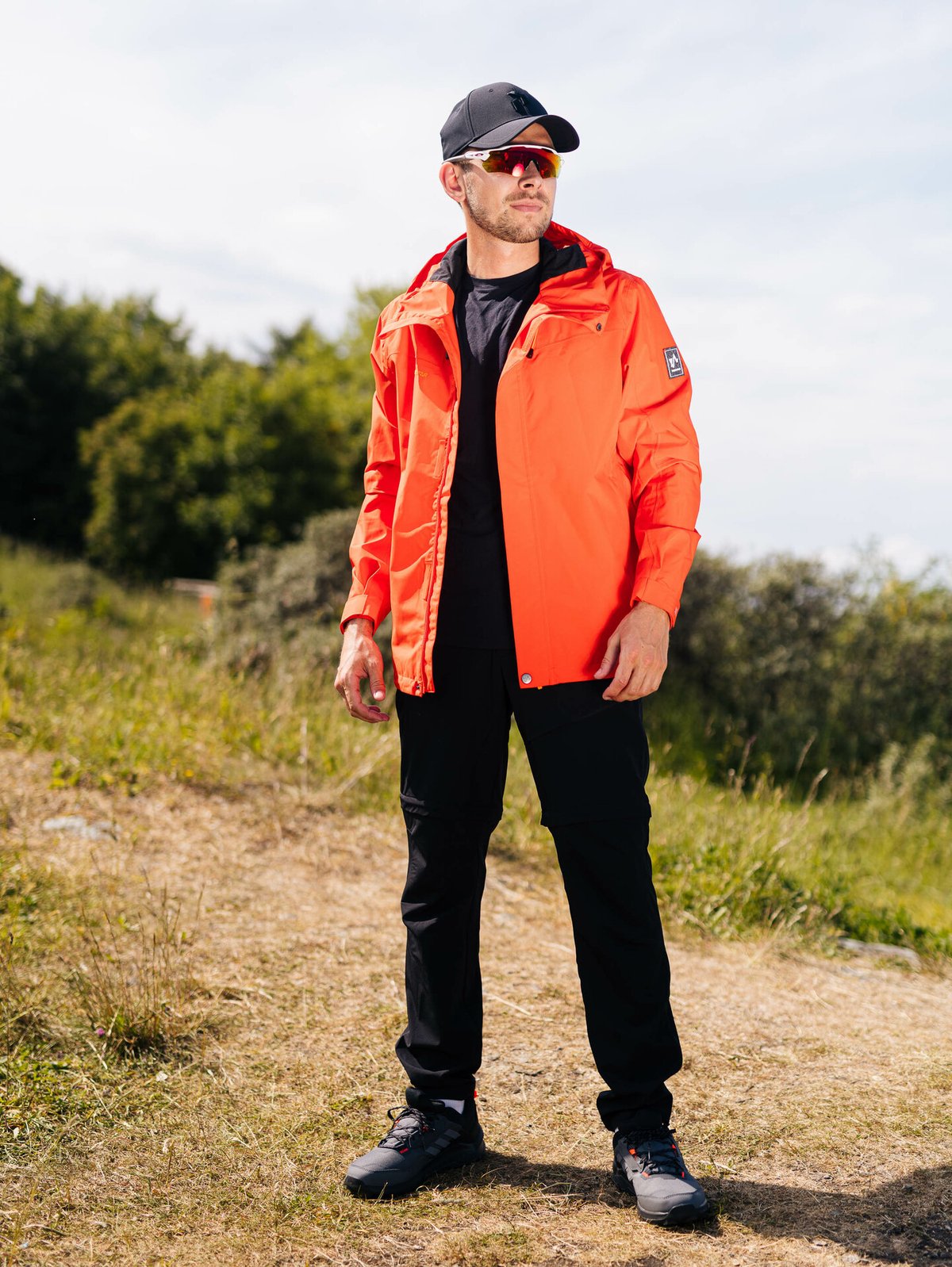 Twentyfour Loen 2-Lags Jakke Tomatrød