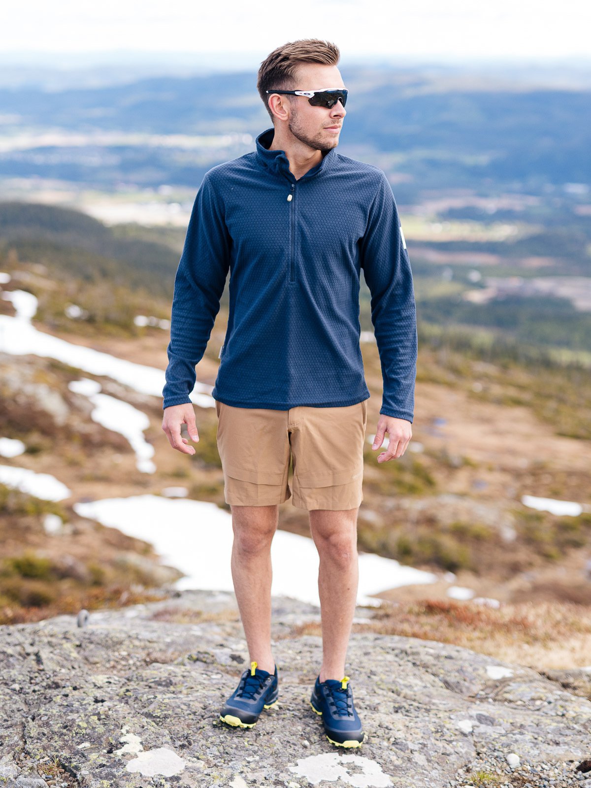 Twentyfour Loen Light Softshell Shorts H Lys Brun