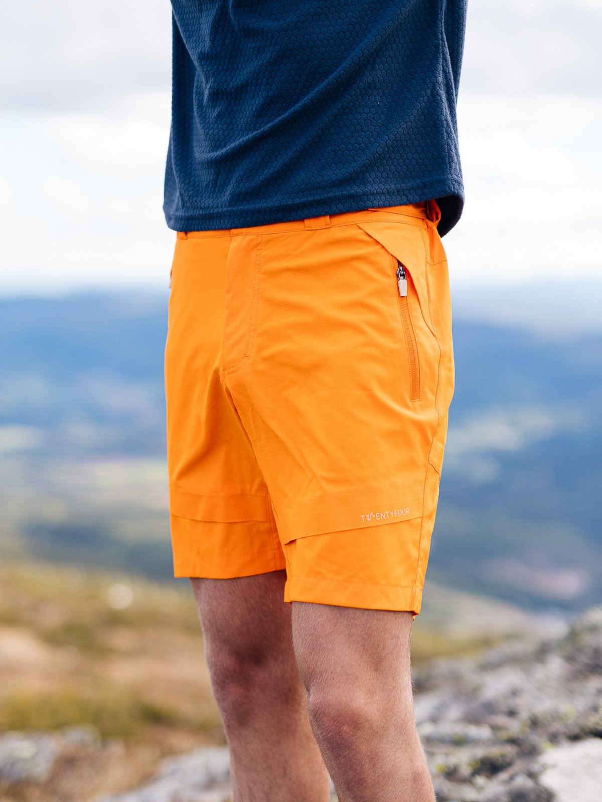 Twentyfour Loen Light Softshell Shorts H Orange