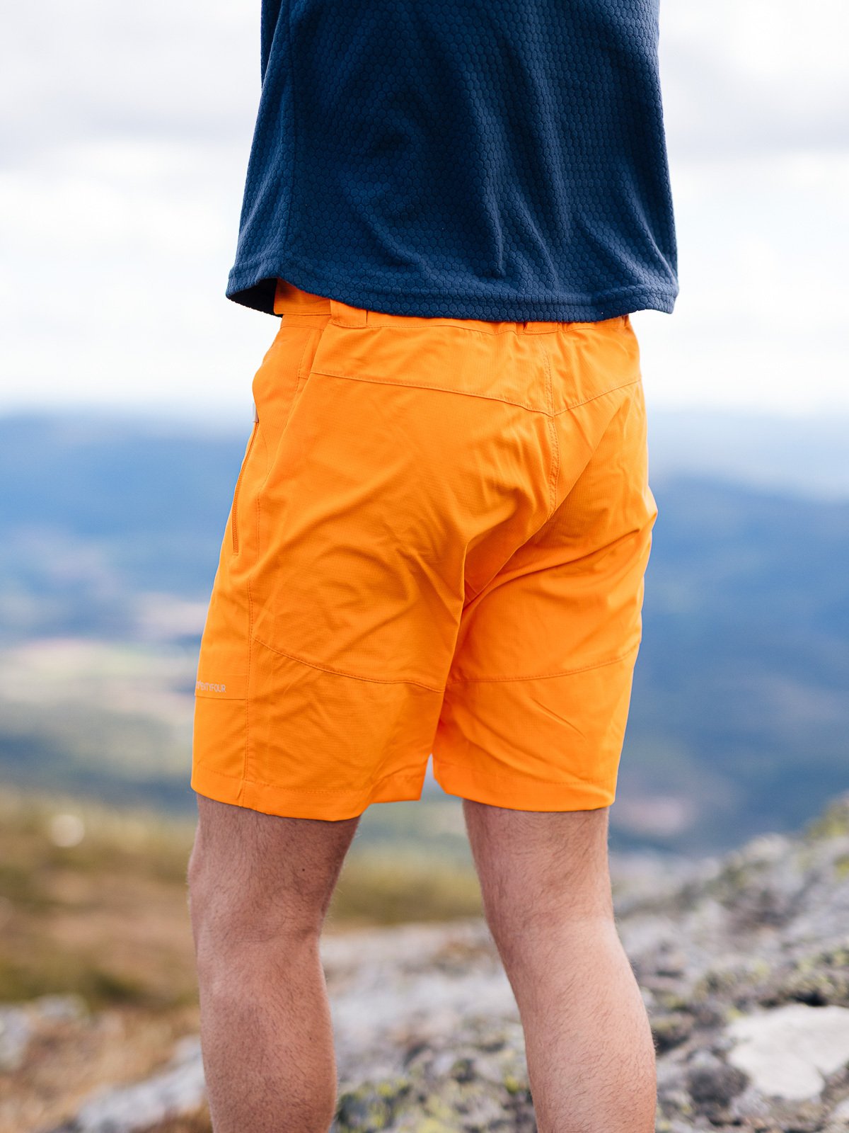 Twentyfour Loen Light Softshell Shorts H Orange