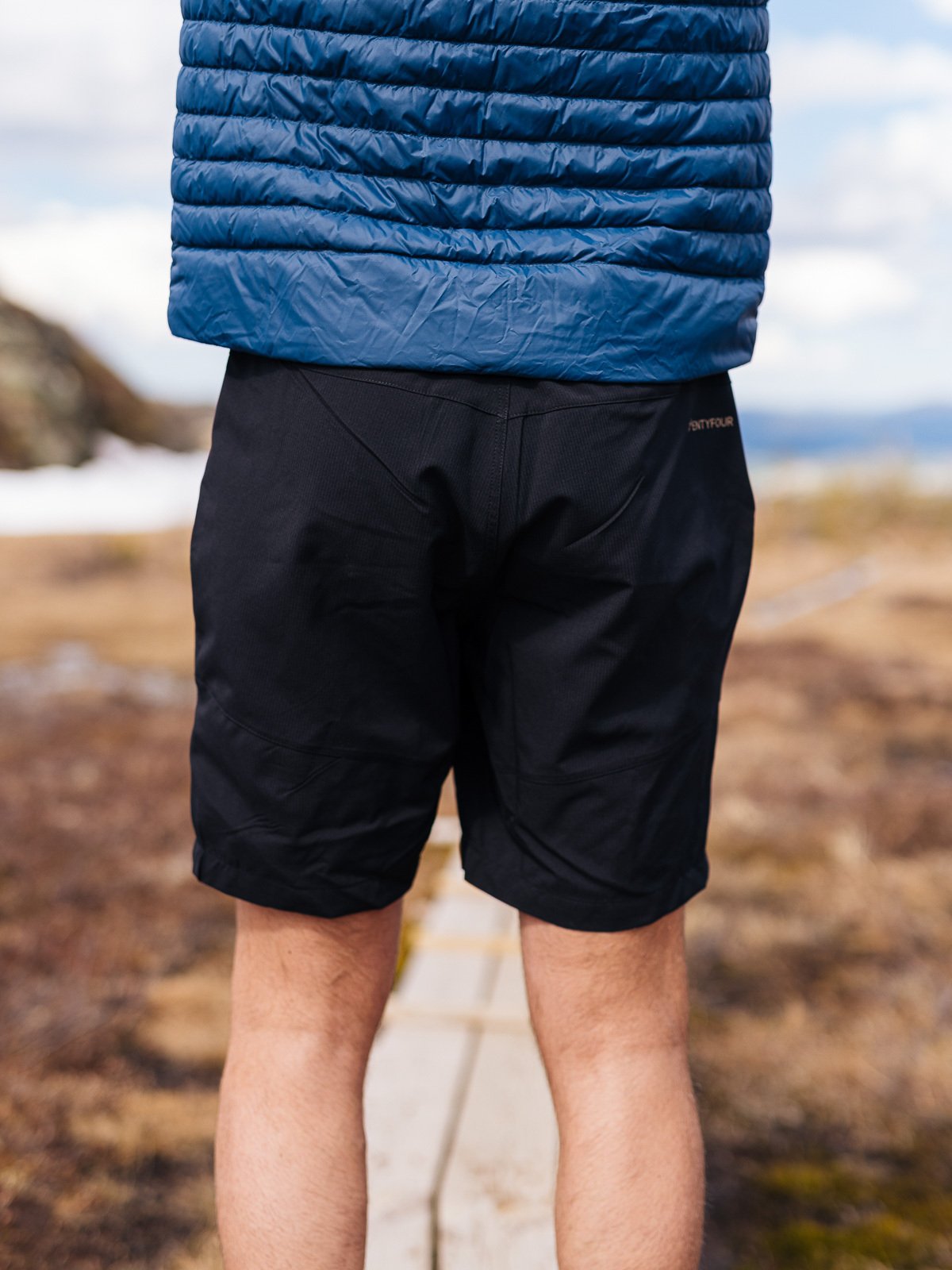 Twentyfour Loen Light Softshell Shorts H Skyggesort