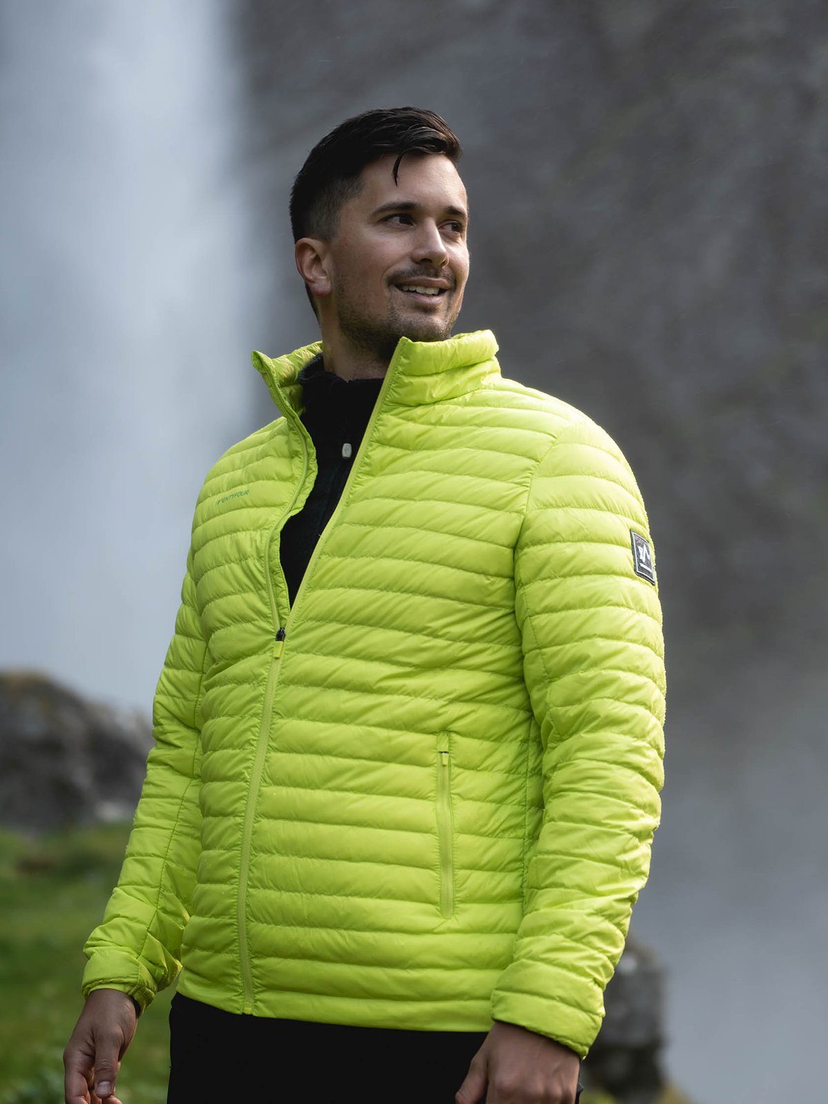 Twentyfour Loen Dunjakke Signalgul