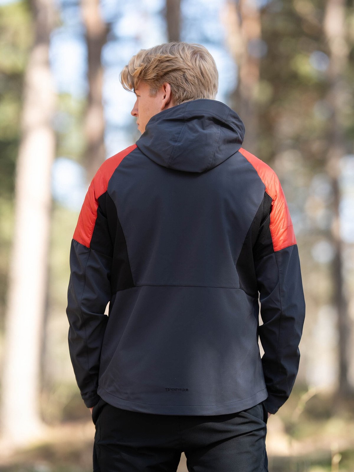 Twentyfour Finse Hybrid Jakke Rød