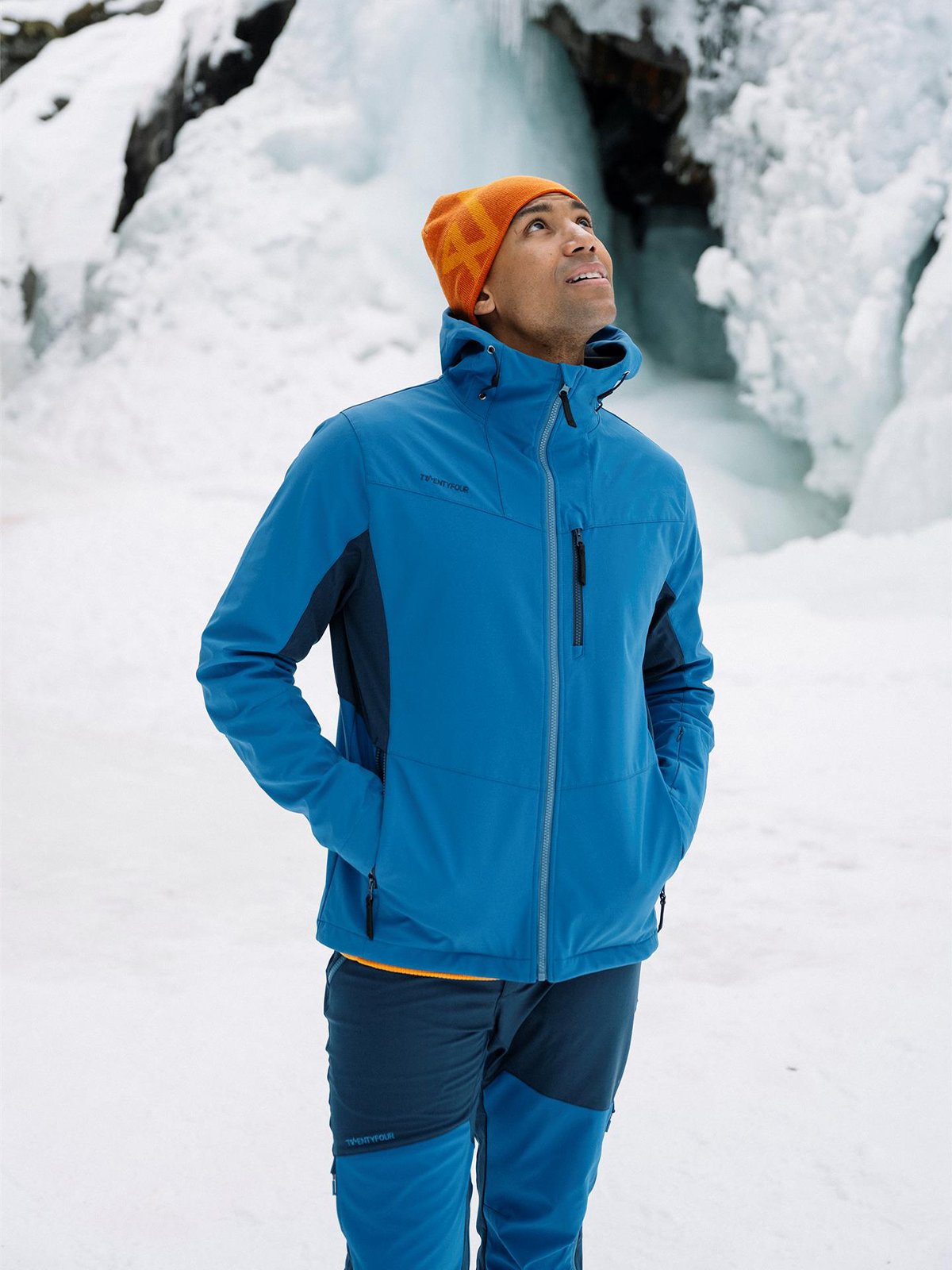 Twentyfour Isbre 2.0 Softshelljakke Blå