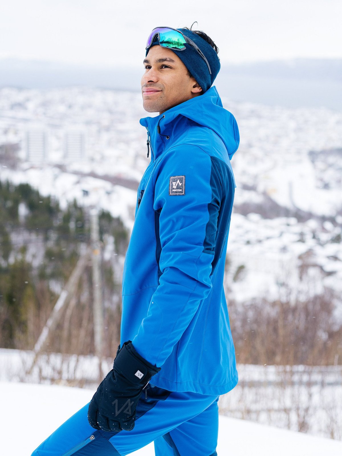 Twentyfour Isbre 2.0 Softshelljakke Blå