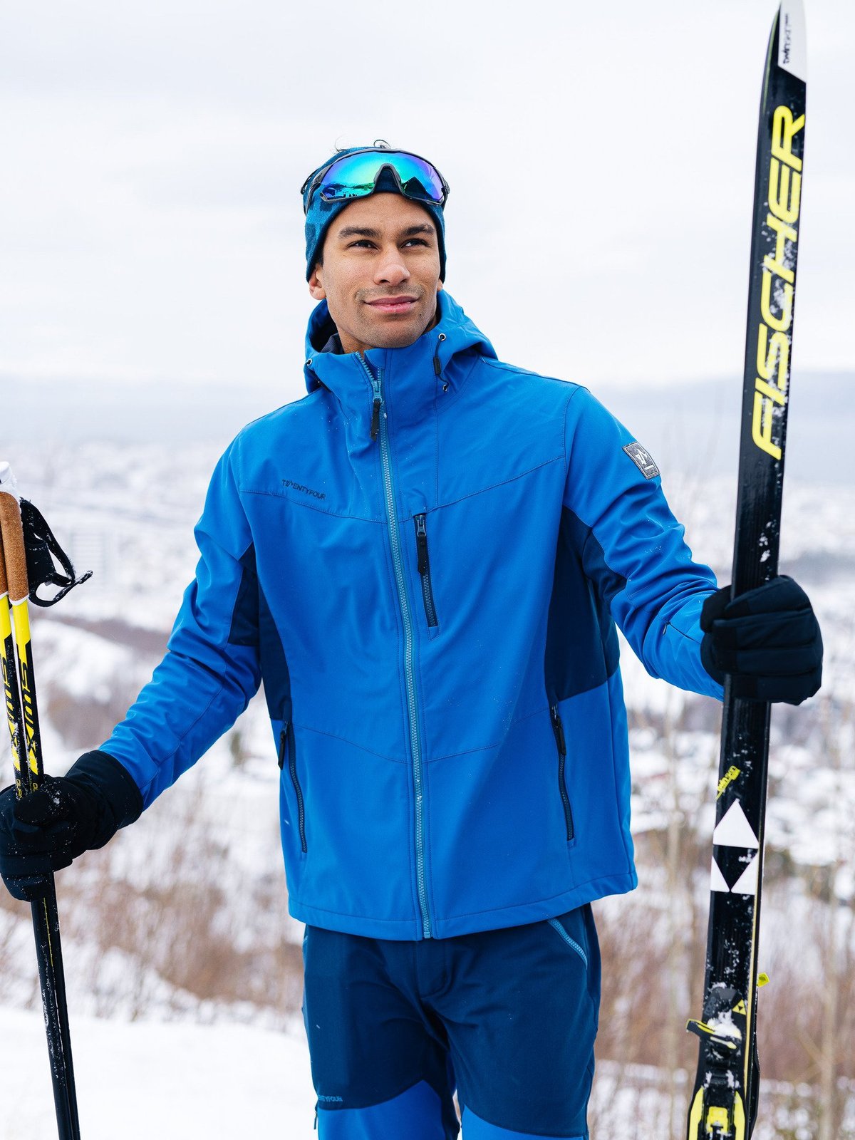 Twentyfour Isbre 2.0 Softshelljakke Blå