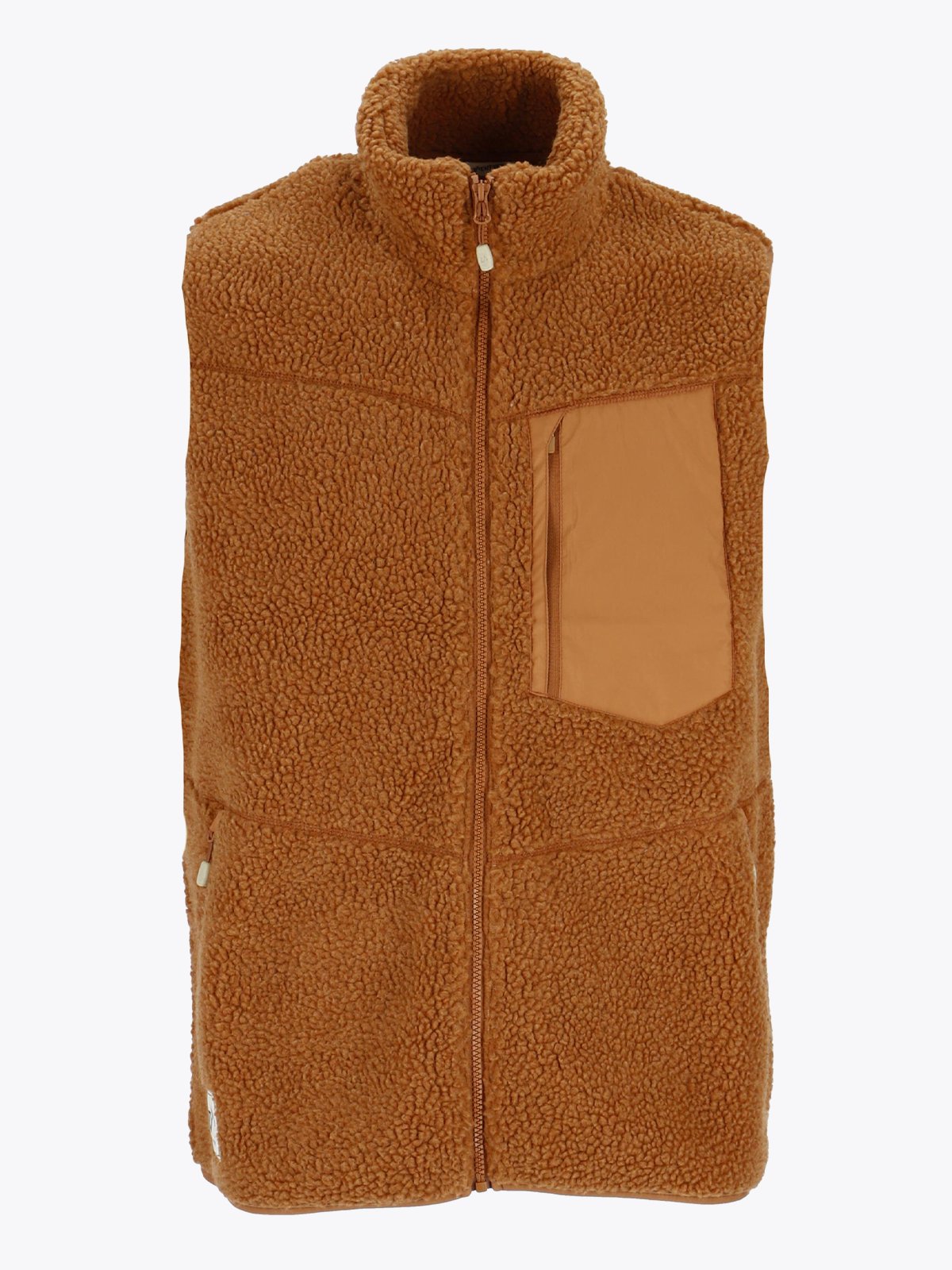 Twentyfour Finse Pile Vest Cognac