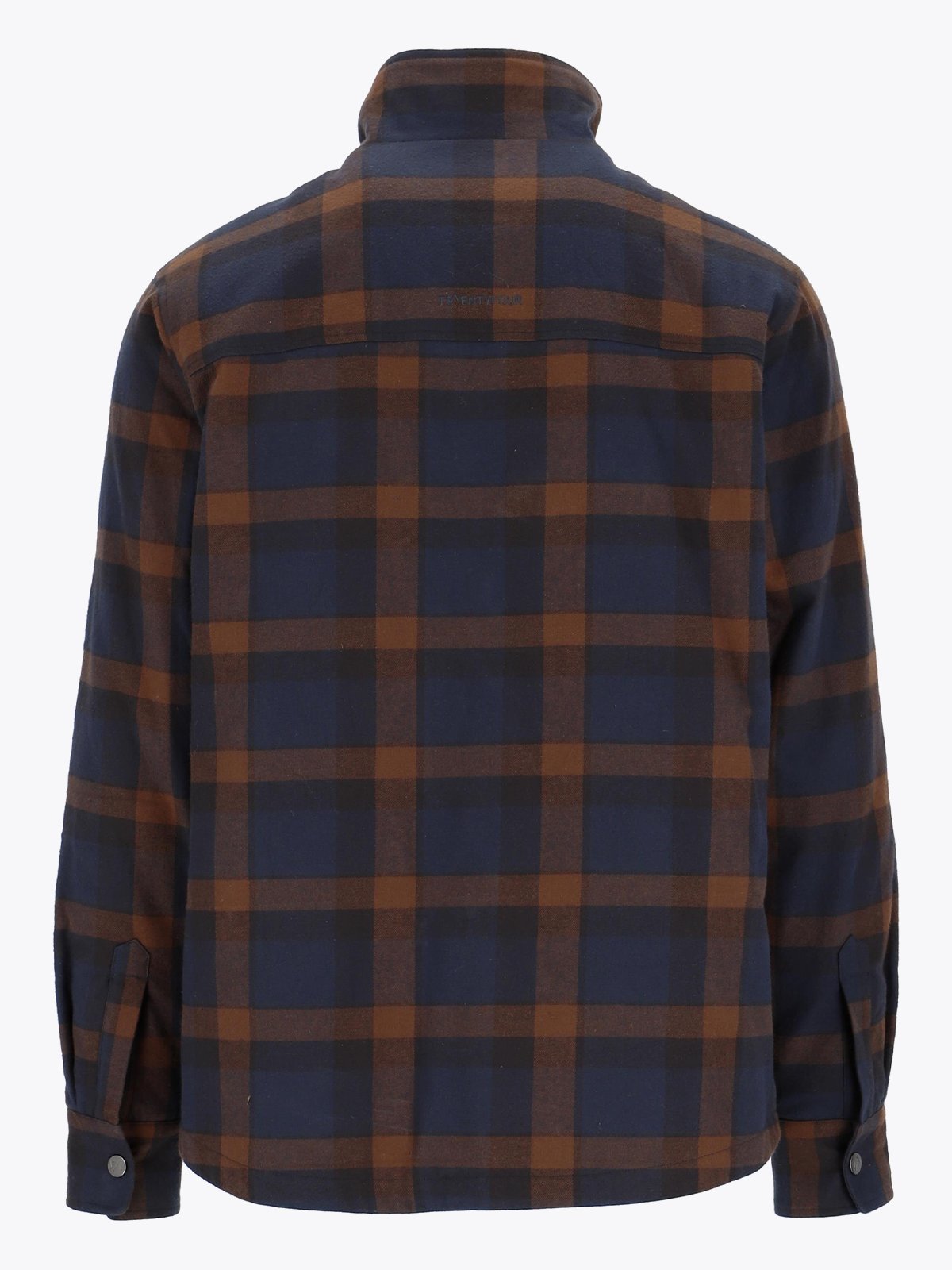 Twentyfour Finse Flannel Jakke Mørk Marine