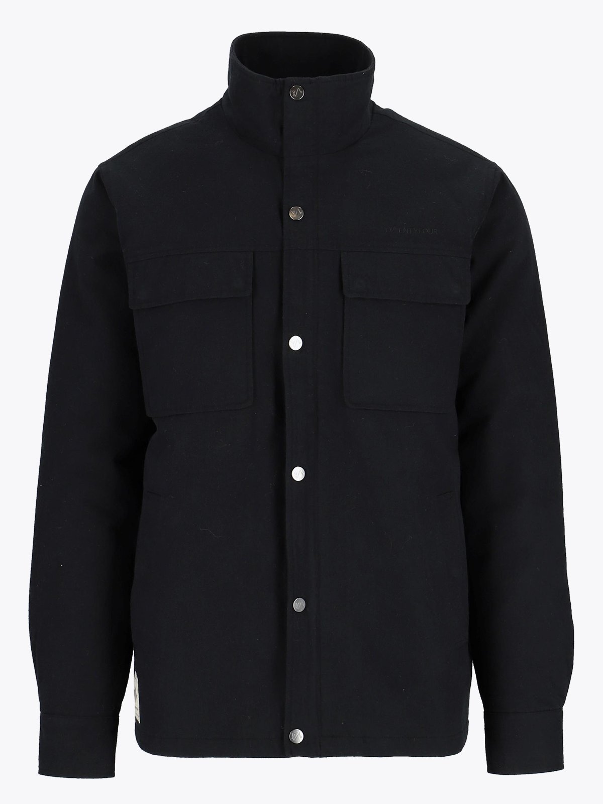 Twentyfour Finse Flannel Jakke Skyggesort