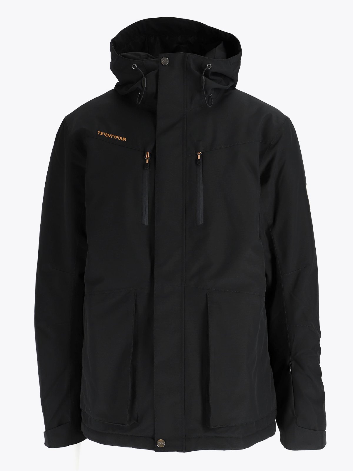 Twentyfour Loen Vattert Jakke Sort