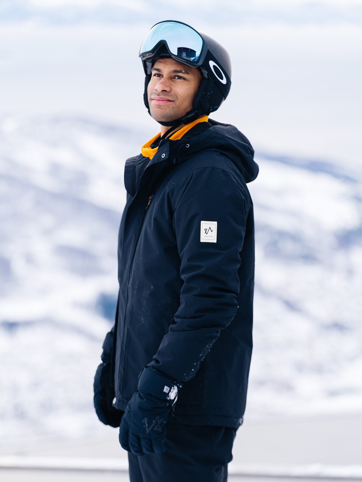 Twentyfour Loen Vattert Jakke Sort