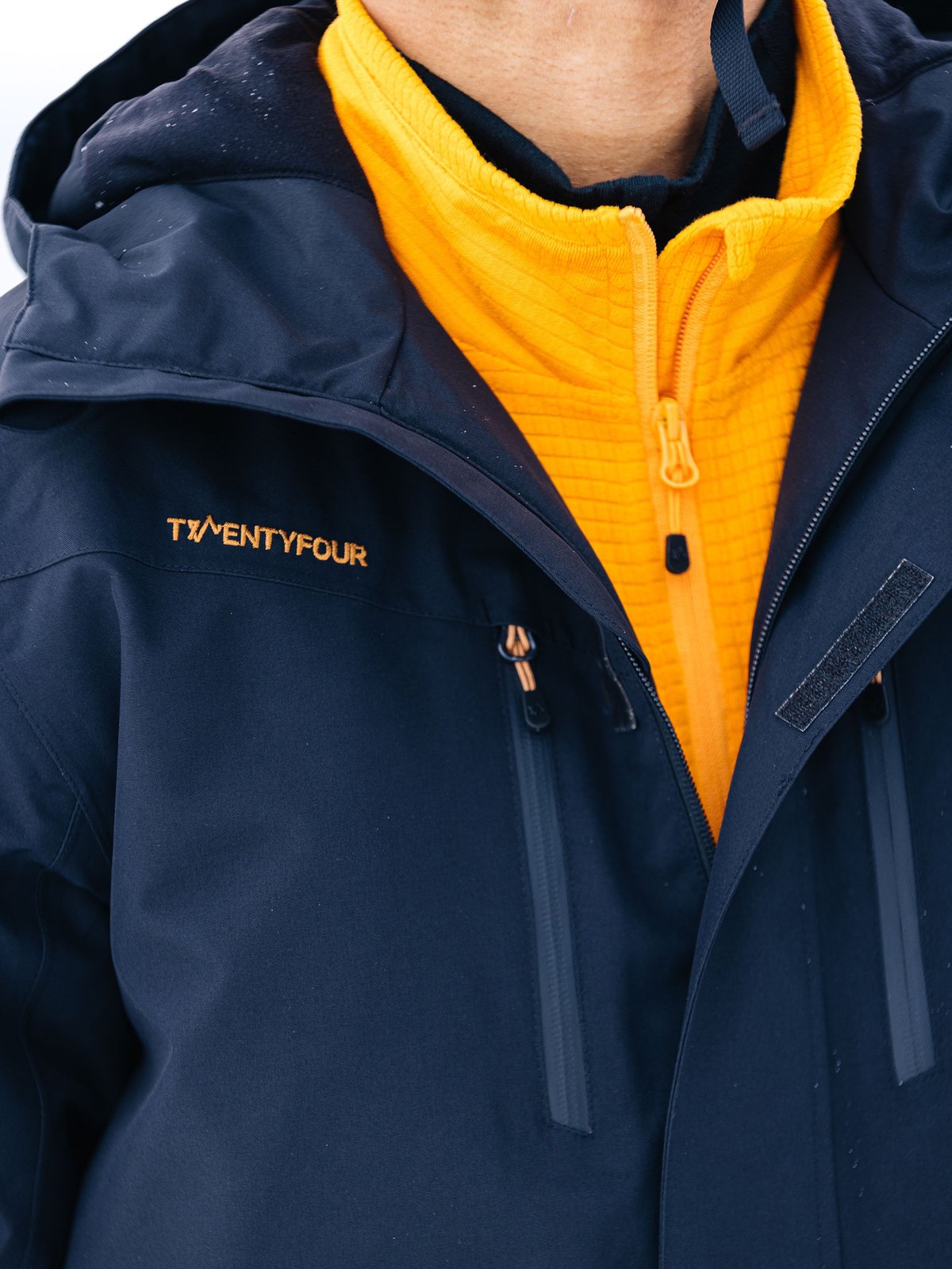 Twentyfour Loen Vattert Jakke Sort