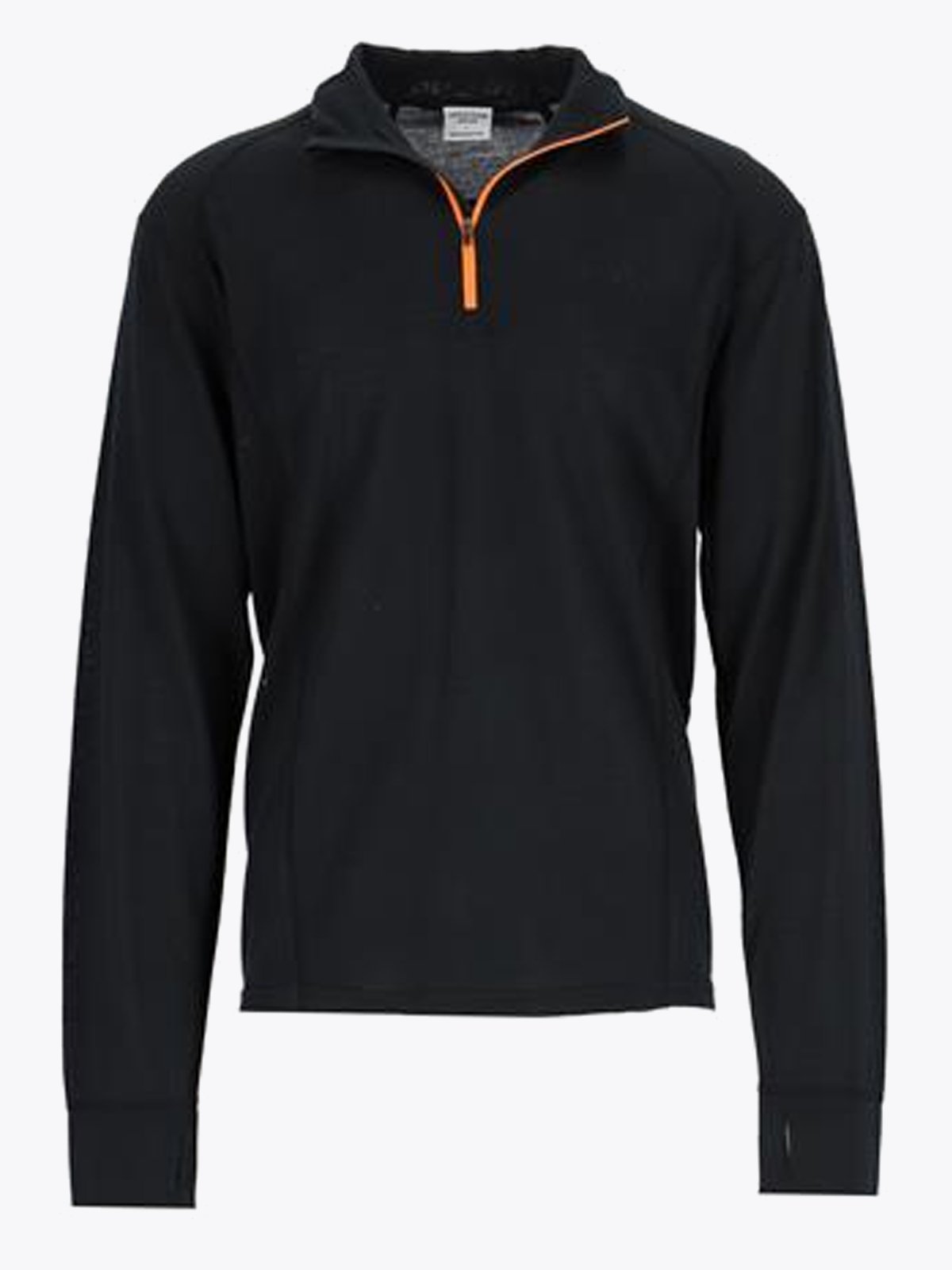 Twentyfour Isbre Merino Half Zip Ulltopp Sort