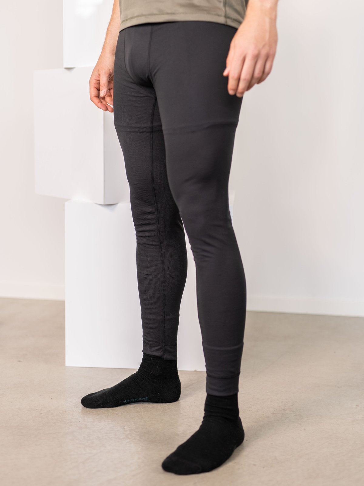 Twentyfour Loen Baselayer Tights Sort