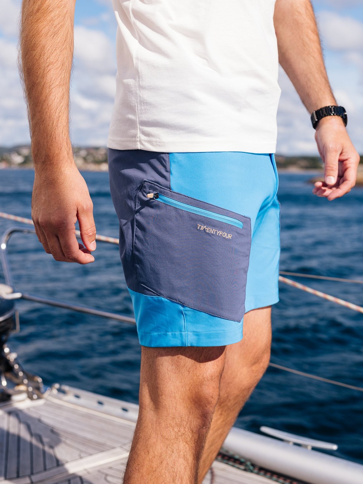 Twentyfour 1222 Flex Shorts H Asurblå