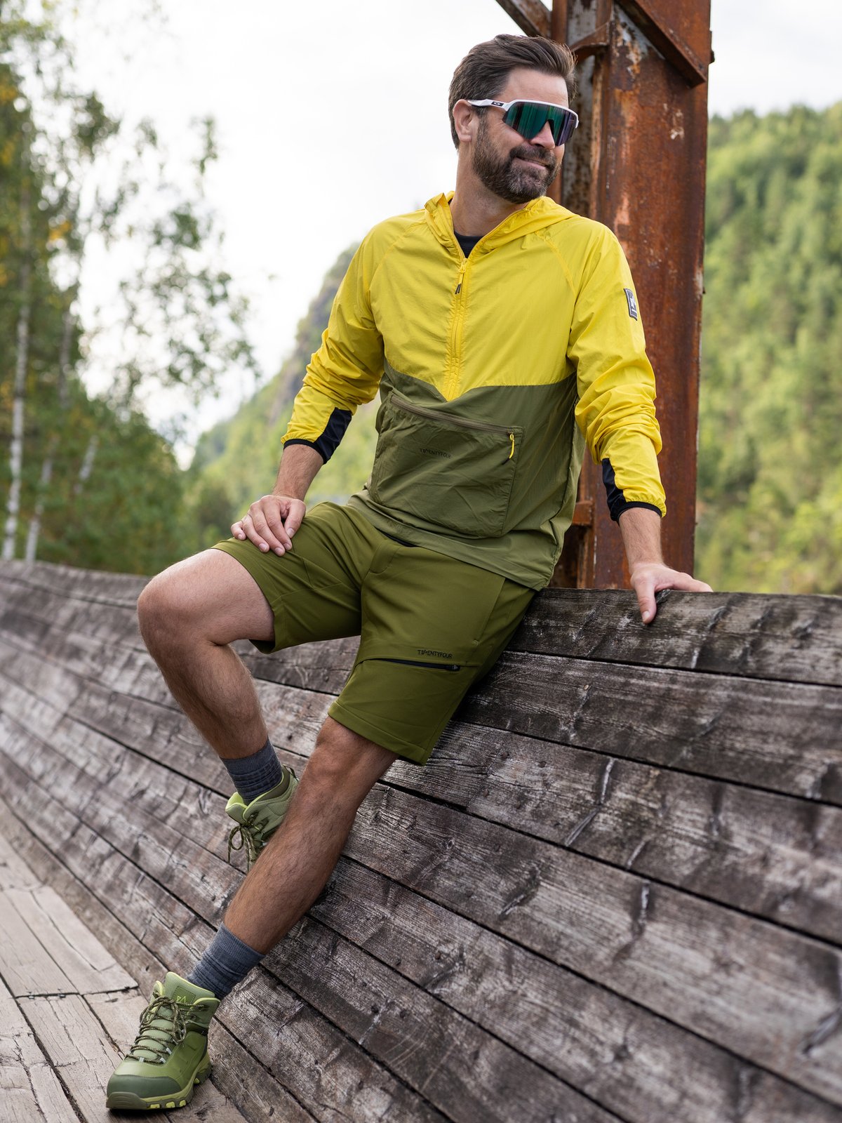 Twentyfour Flåm 2.0 Light Anorakk Varmgul