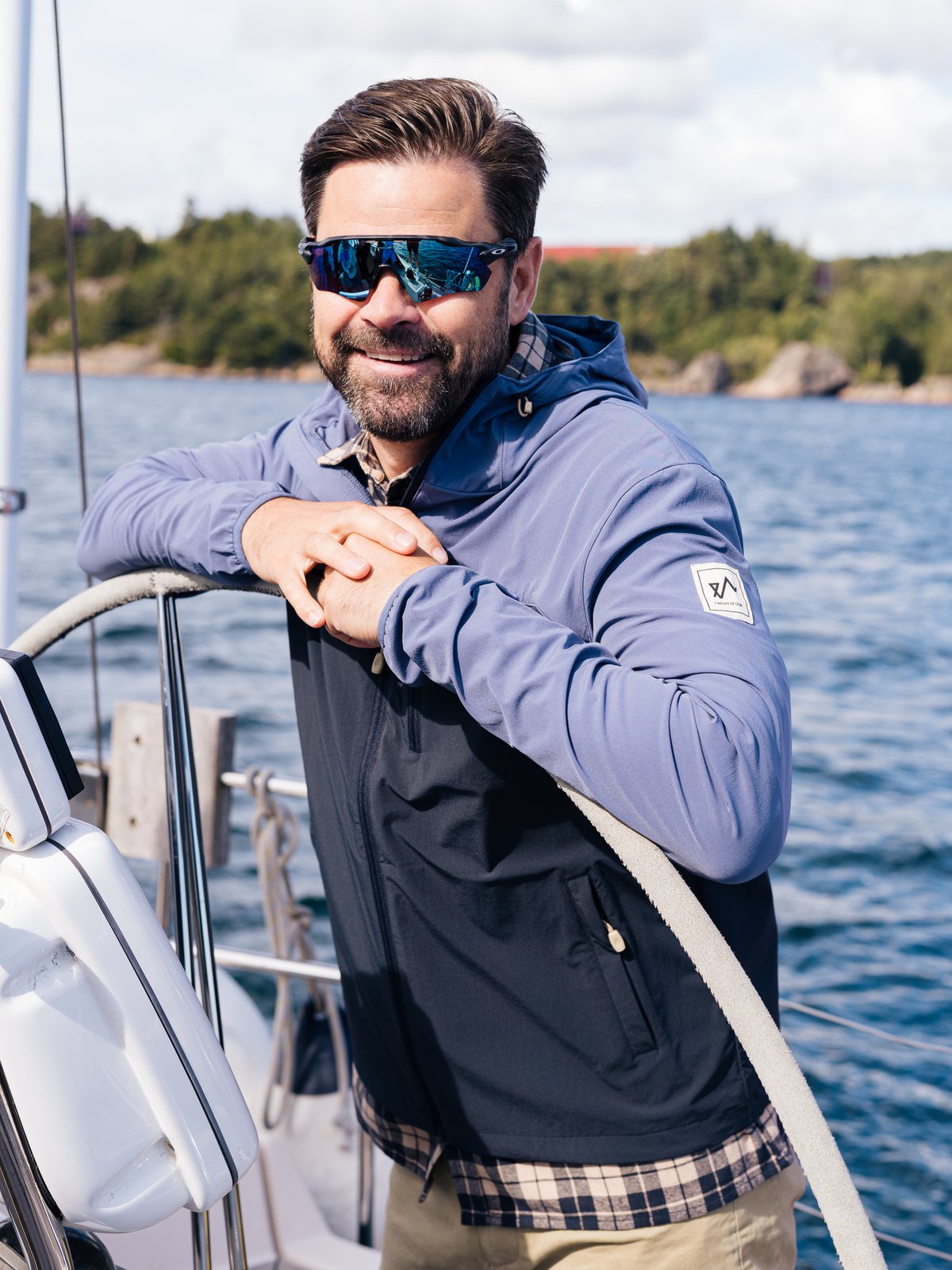 Twentyfour 1222 Windbreaker Skiferblå