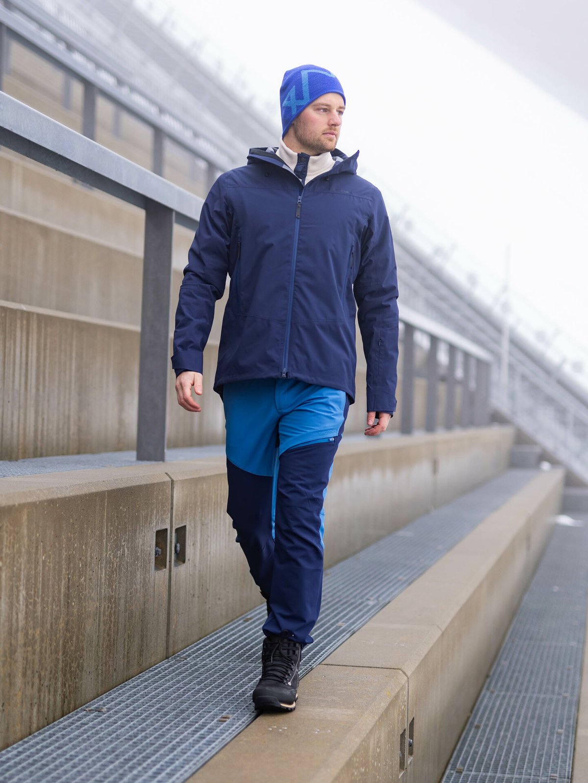 Twentyfour Flåm 2.0 Light Softshell Bukse Blå