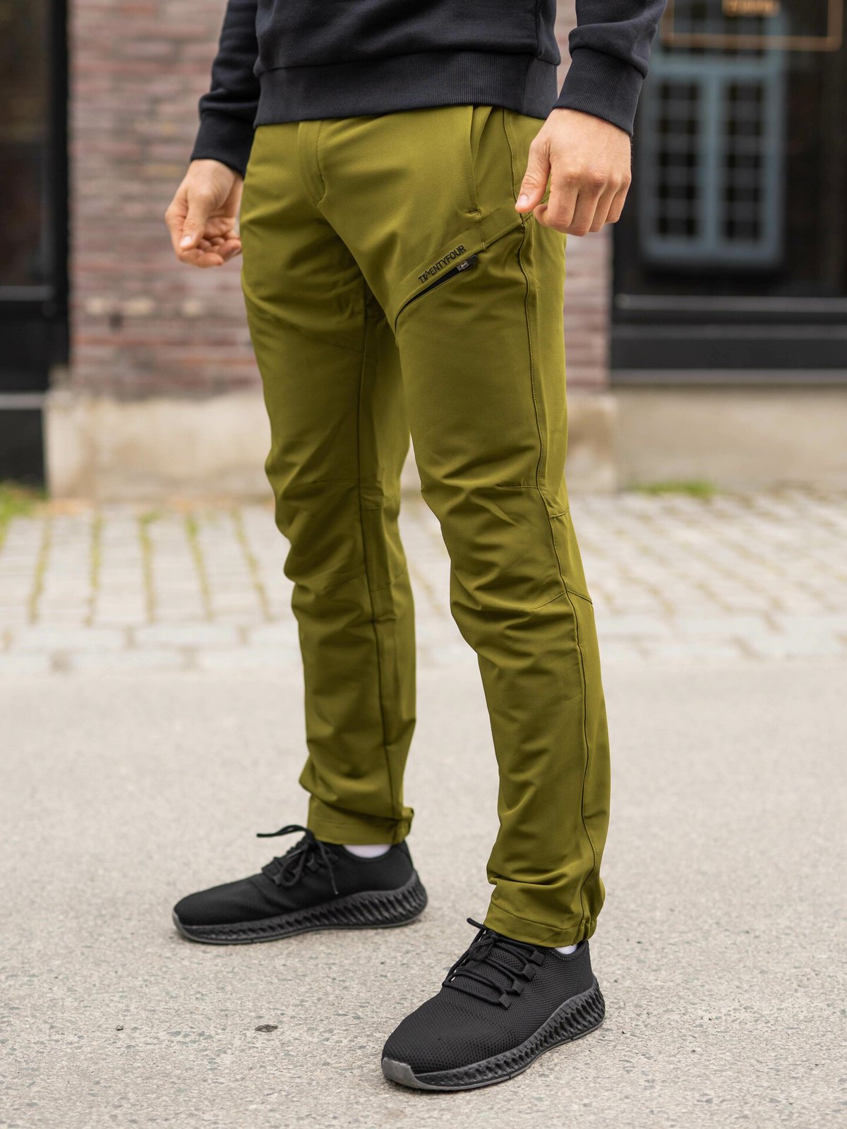 Twentyfour Flåm 2.0 Light Softshell Bukse Oliven