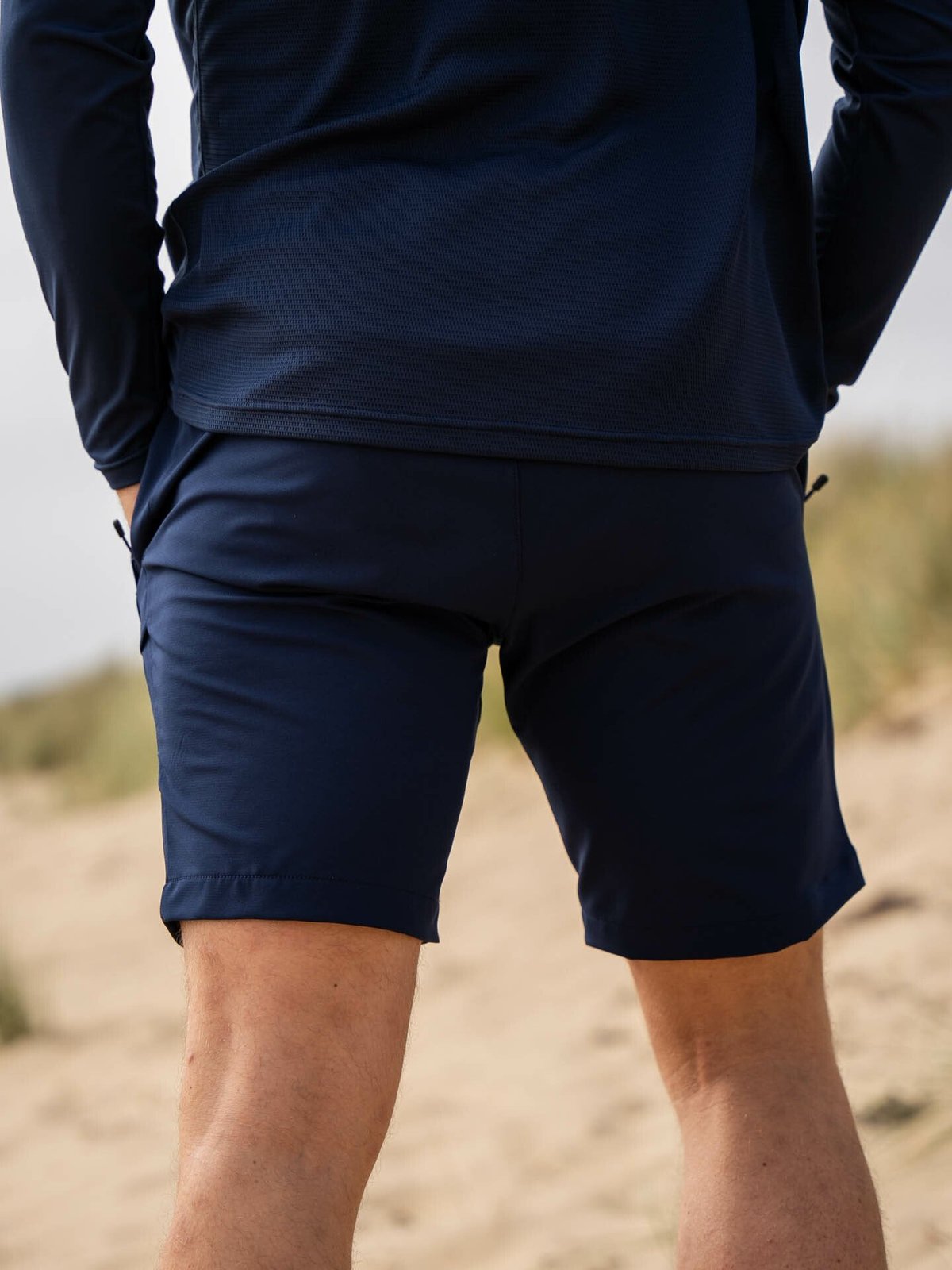 Twentyfour Flåm 2.0 Light Softshell Shorts Marineblå