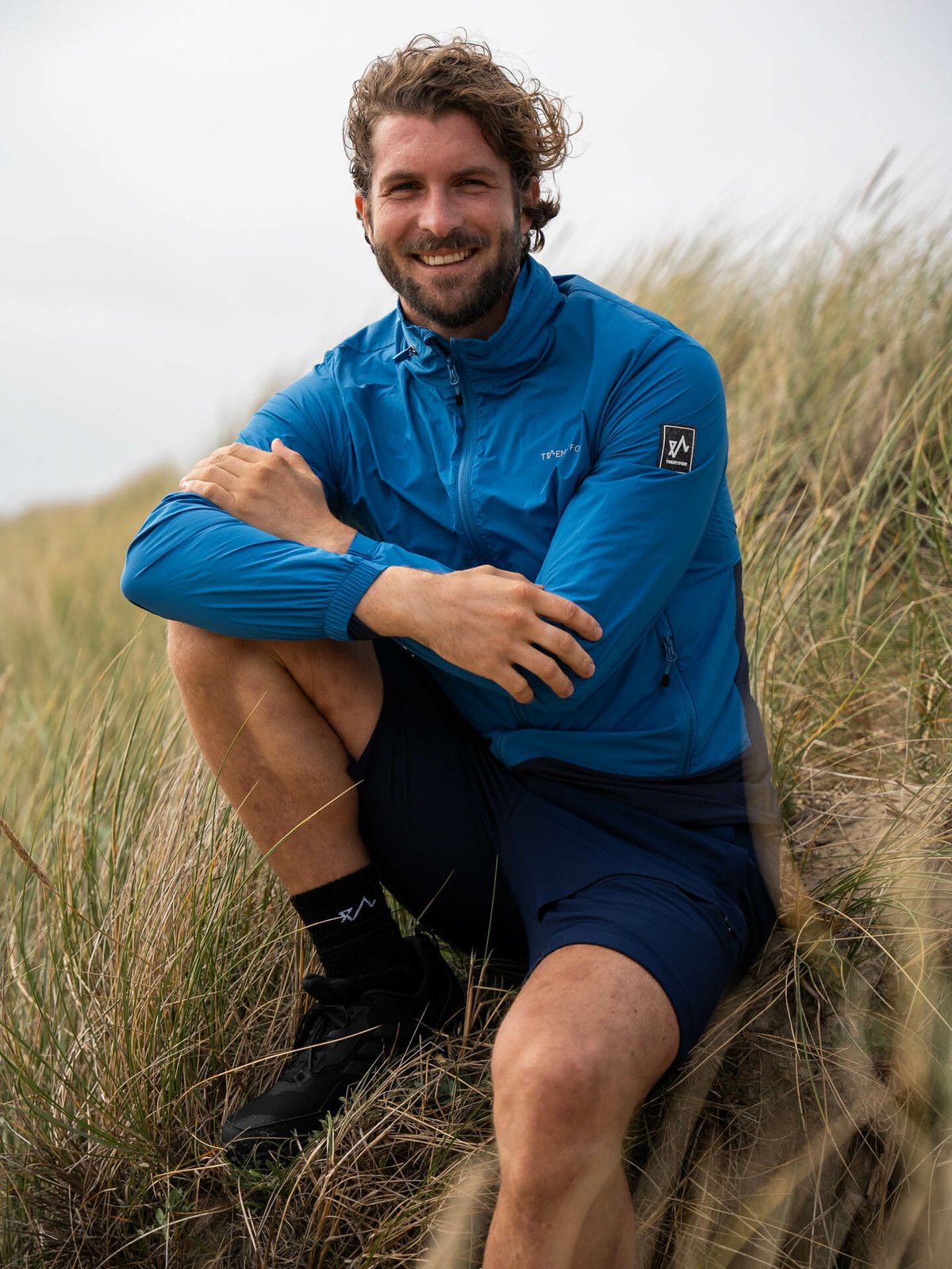 Twentyfour Flåm 2.0 Light Softshell Shorts Marineblå