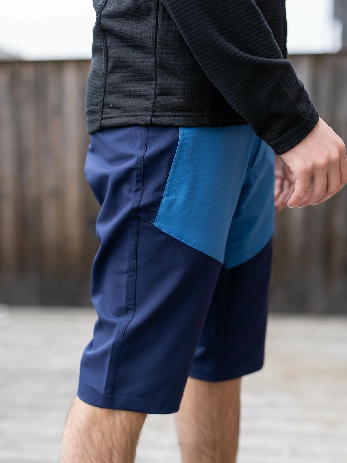 Twentyfour Flåm 2.0 Light Softshell Lang Shorts Blå