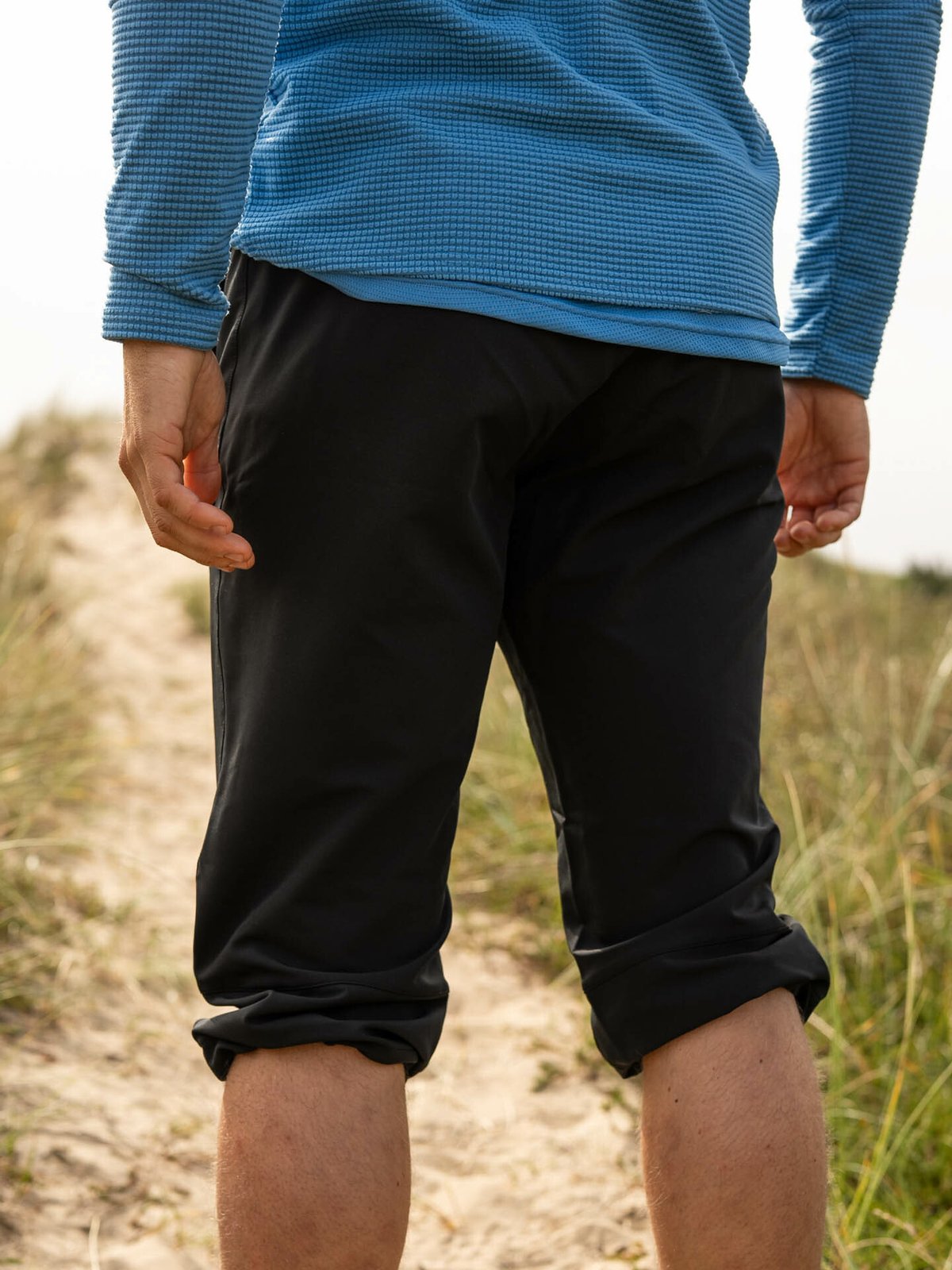 Twentyfour Flåm 2.0 Light Softshell 3/4 Bukse Sort