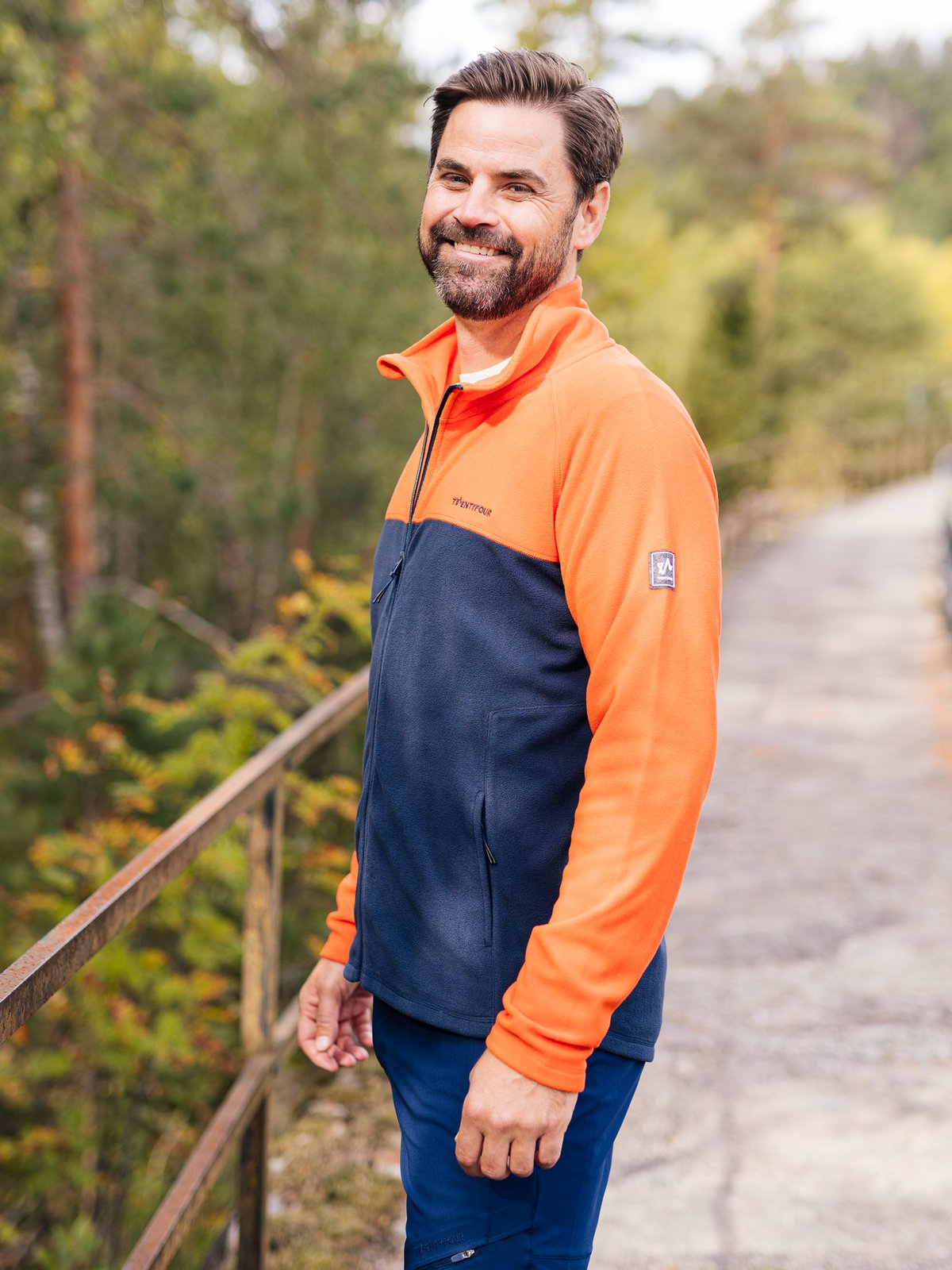 Twentyfour Flåm 2.0 Fleece Rødorange