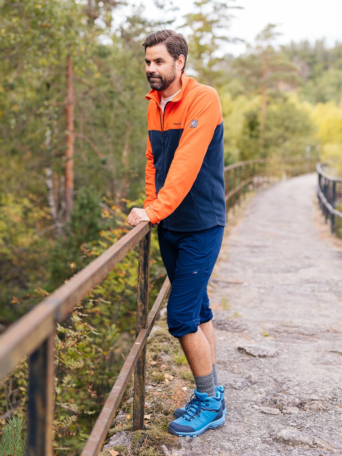 Twentyfour Flåm 2.0 Fleece Rødorange