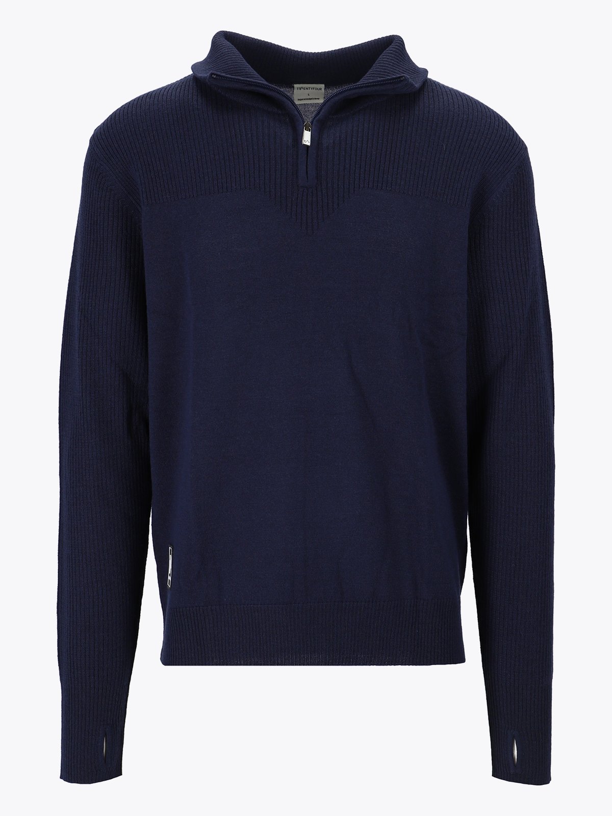 Twentyfour Flåm 2.0 Half Zip Genser Marineblå