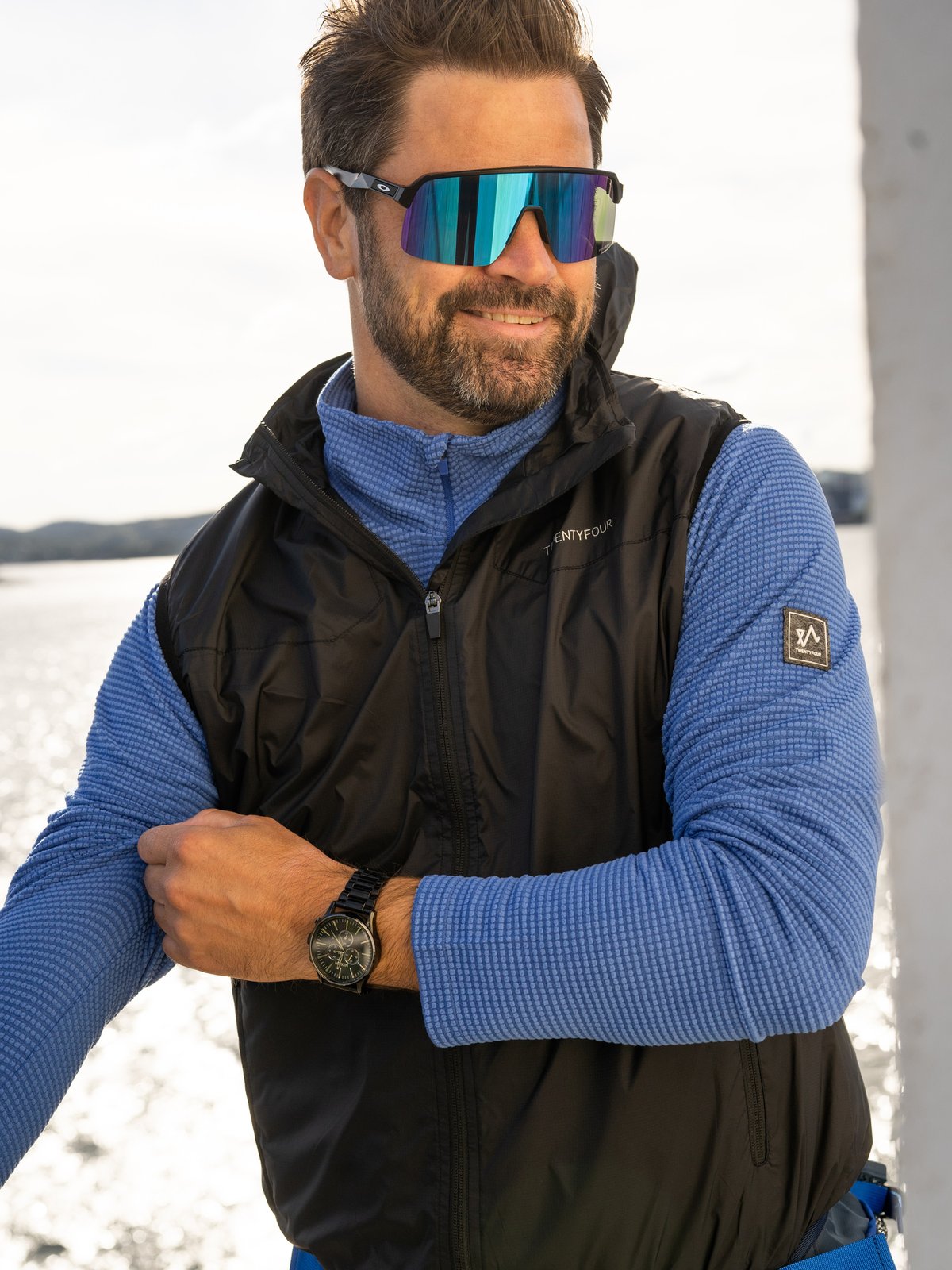 Twentyfour Flåm Hiking Vest Sort