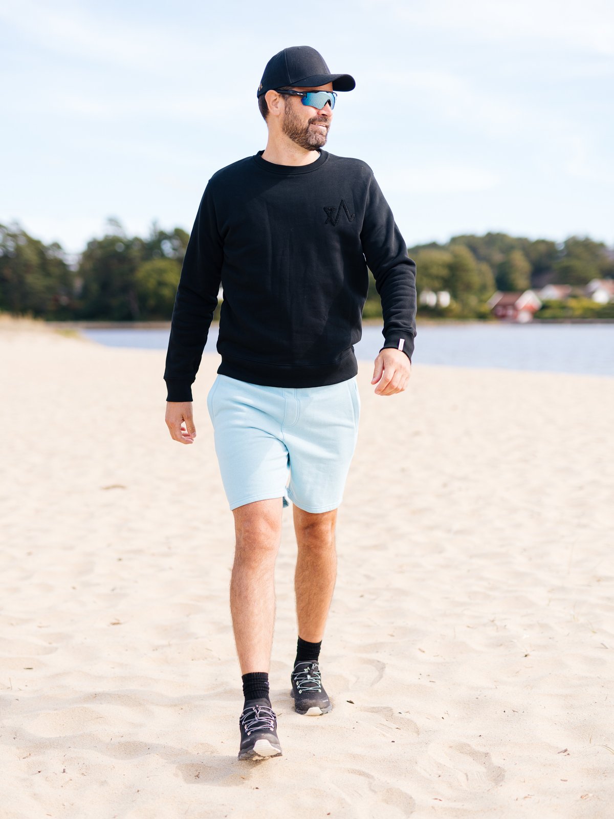 Twentyfour Logo Genser Sort