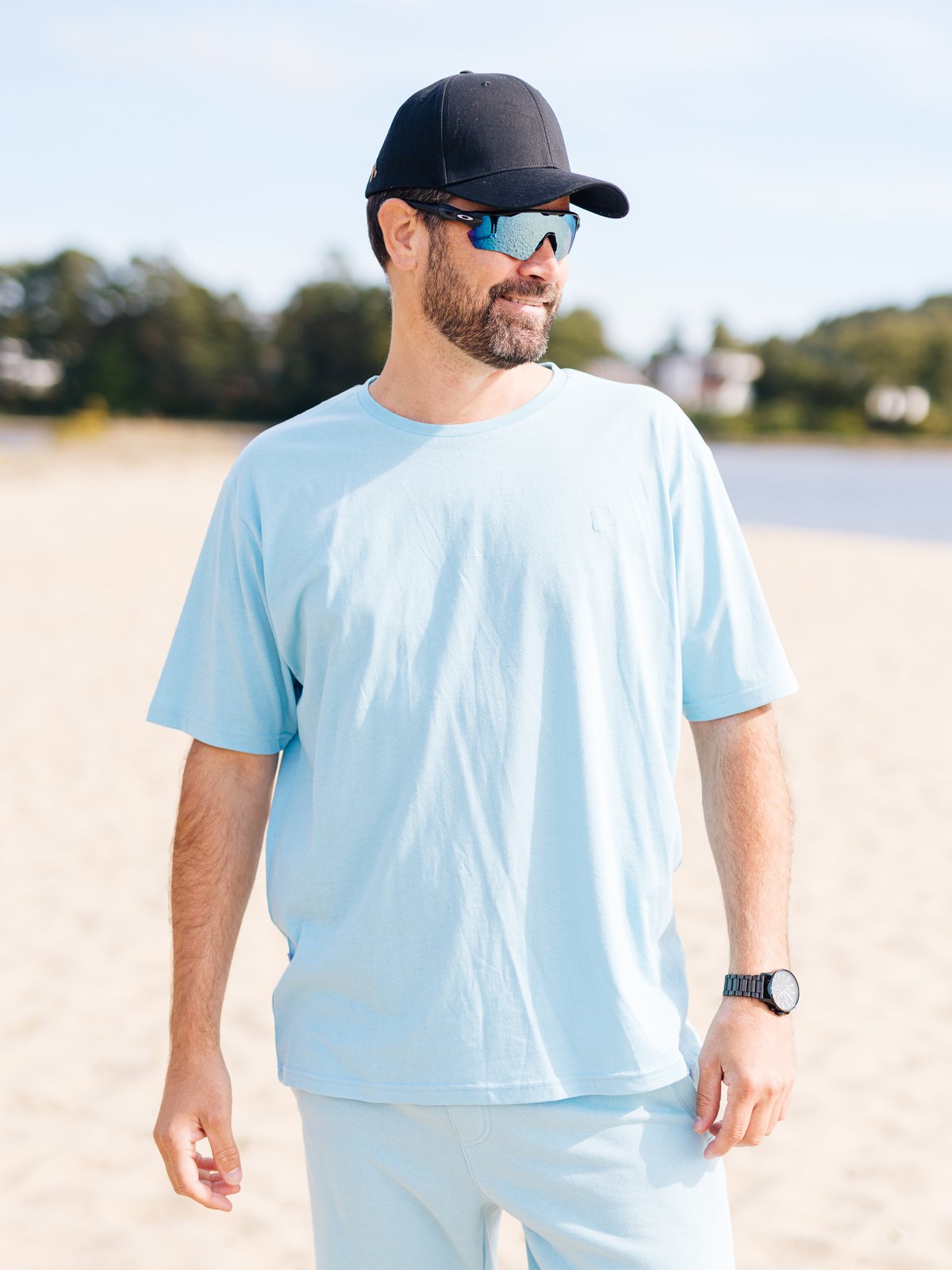 Twentyfour Mode T-skjorte H Himmelblå