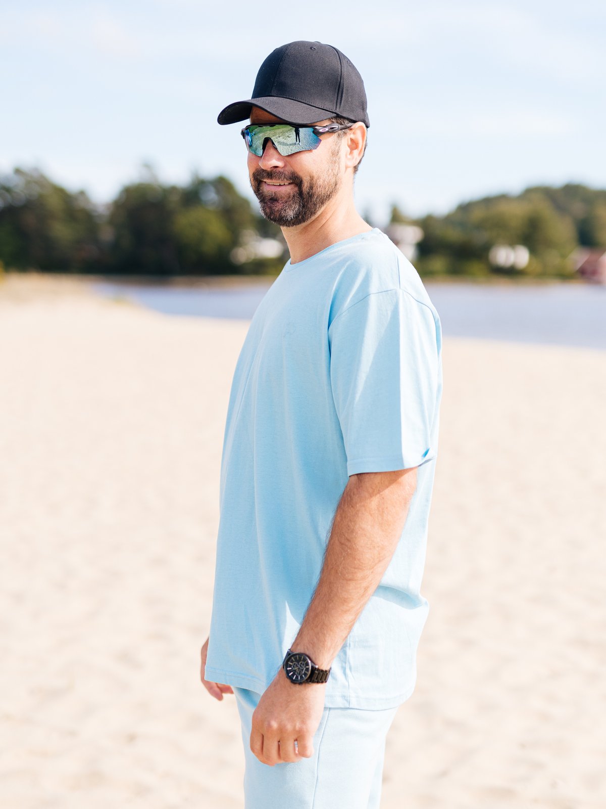 Twentyfour Mode T-skjorte H Himmelblå