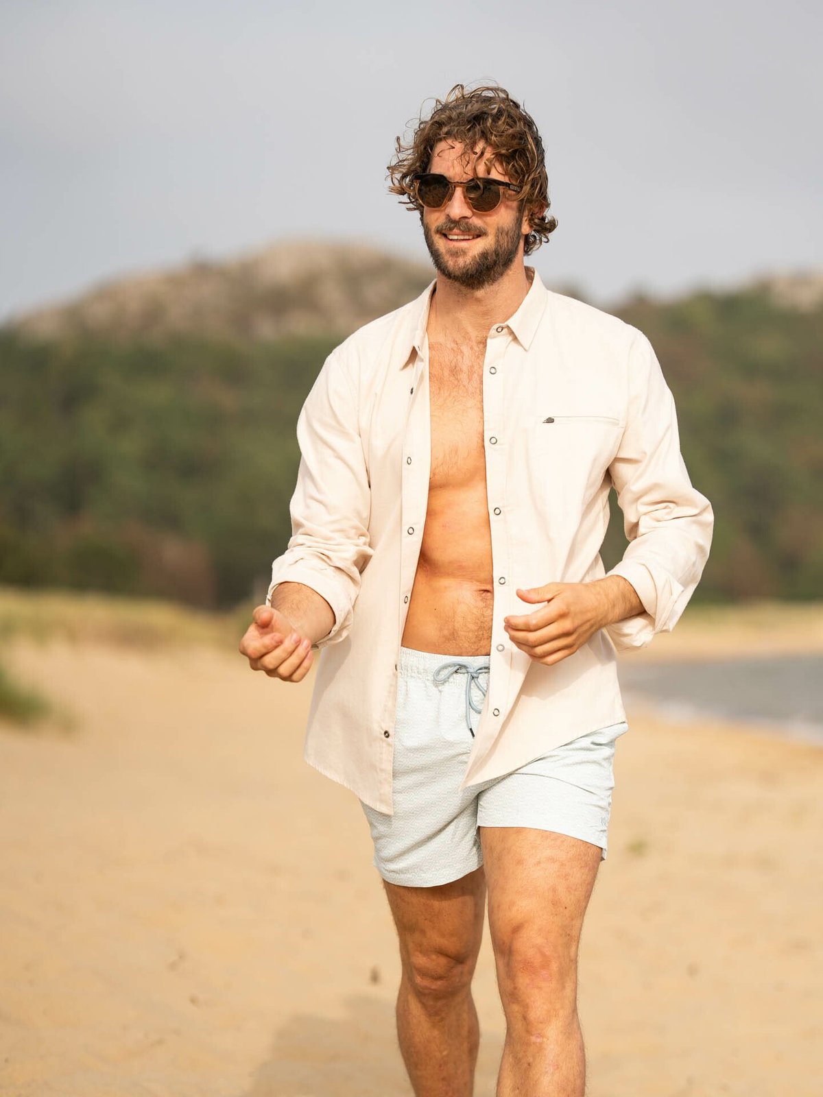 Twentyfour Mode Badeshorts Dus Grønn