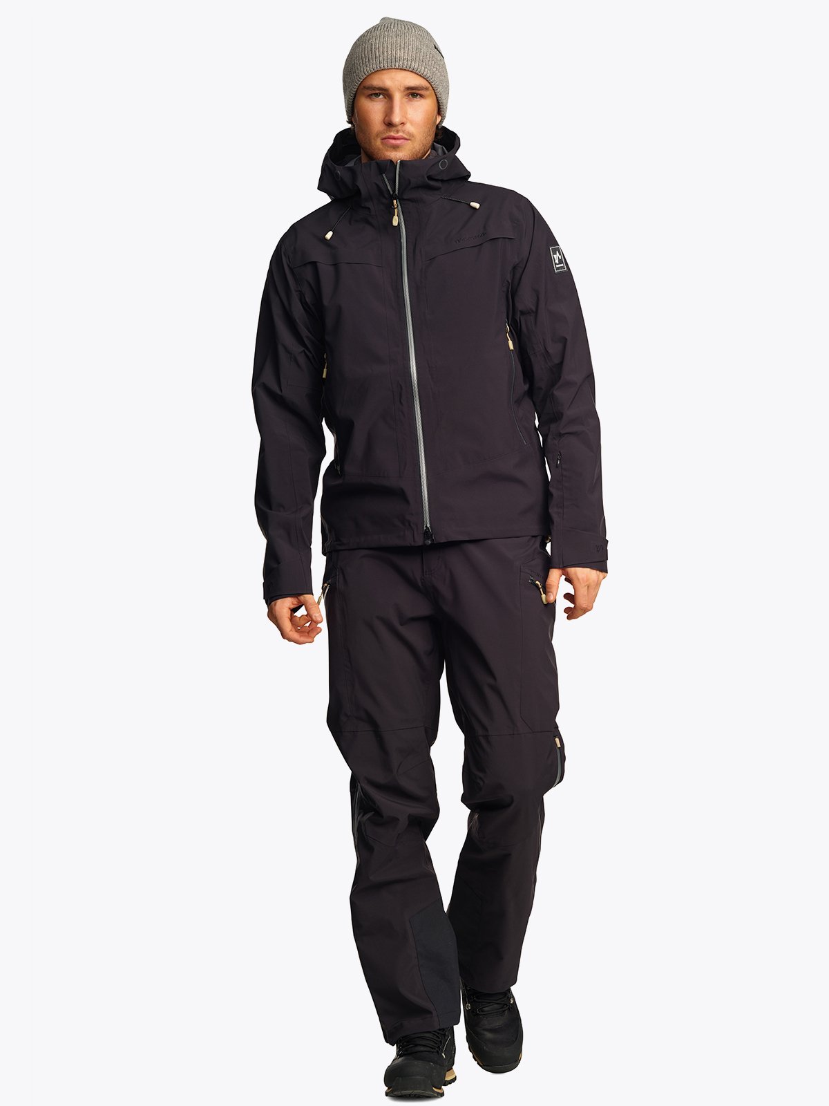 Twentyfour Finse 3-Lags Skalljakke Skyggesort