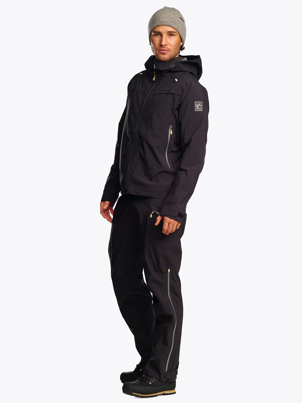 Twentyfour Finse 3-Lags Skalljakke Skyggesort